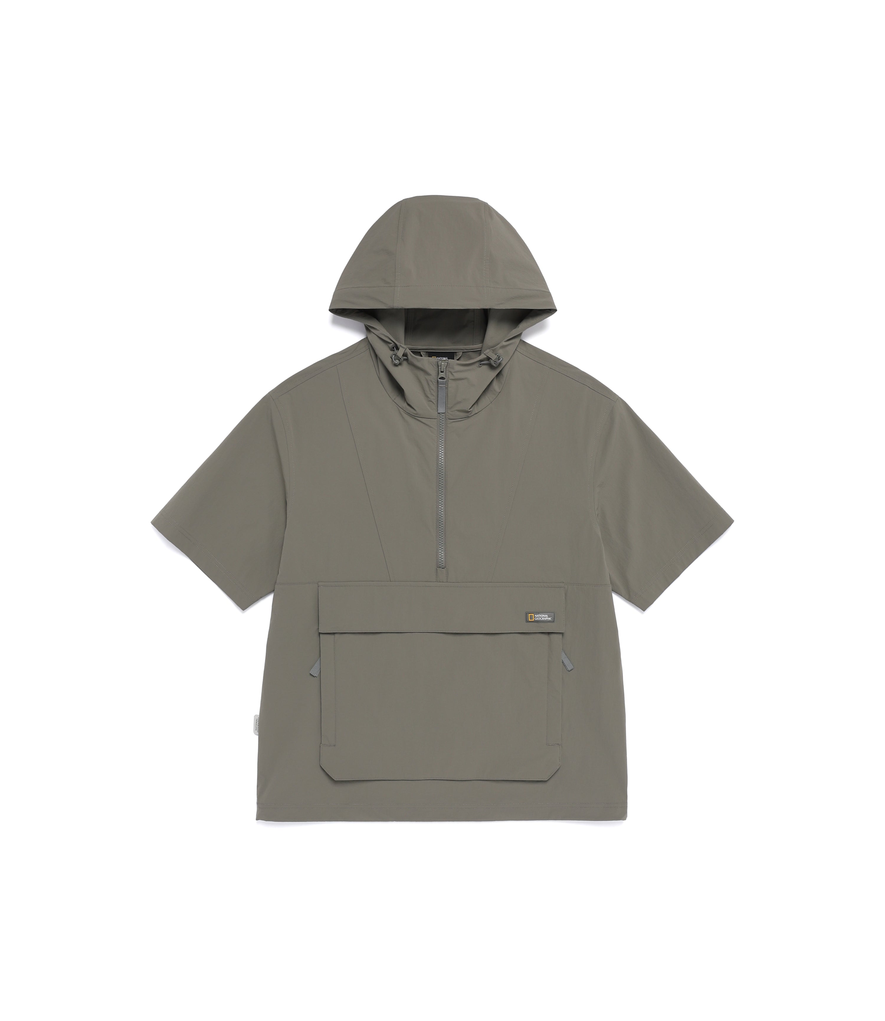 ジャケット・アウター G-GARAGENEIGHBORHOOD ANORAK Unisex Freeze Stretch Semi-Overfit Hooded Anorak G/KHAKI
