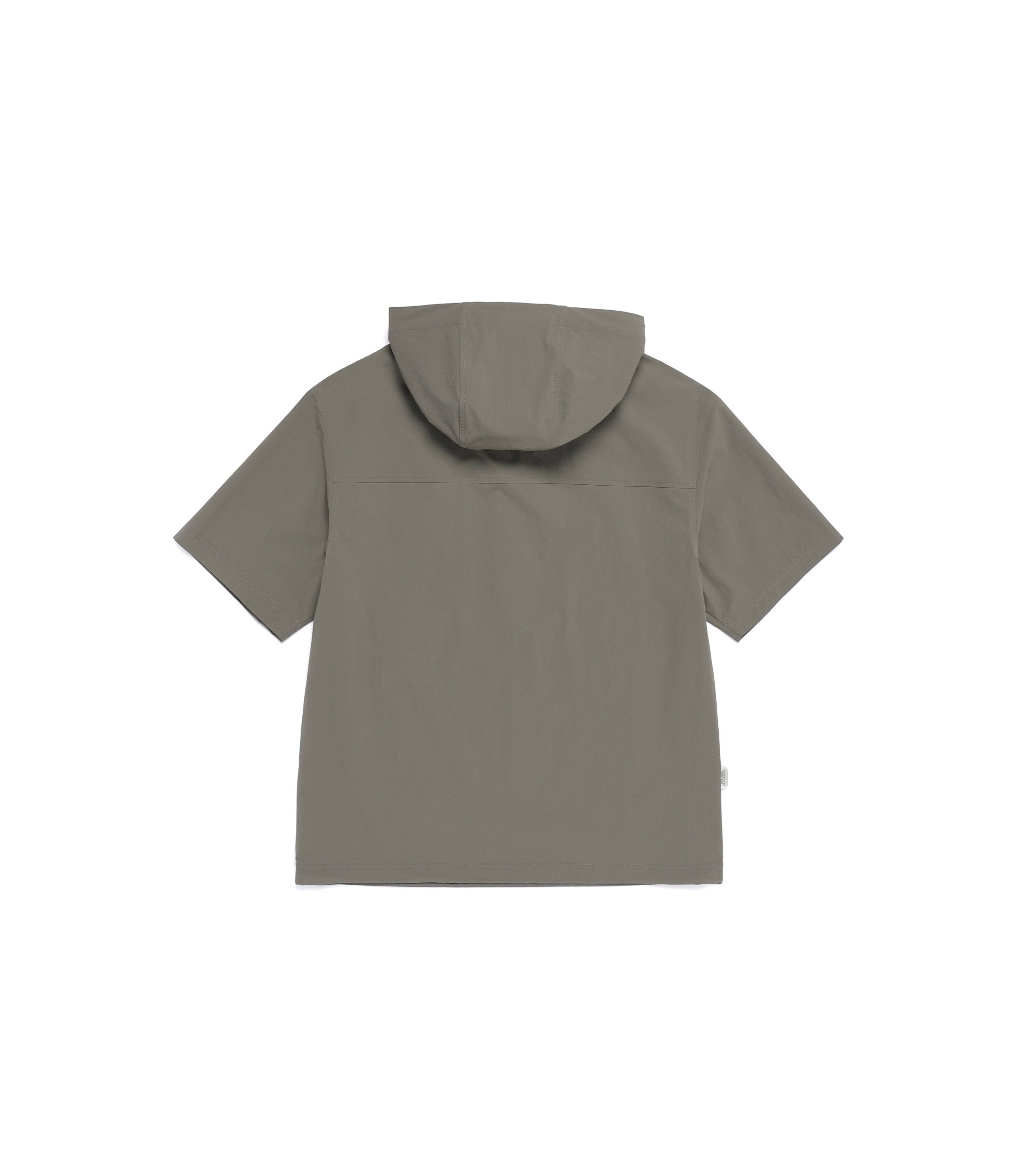 Unisex Freeze Stretch Semi-Overfit Hooded Anorak<br>G/KHAKI