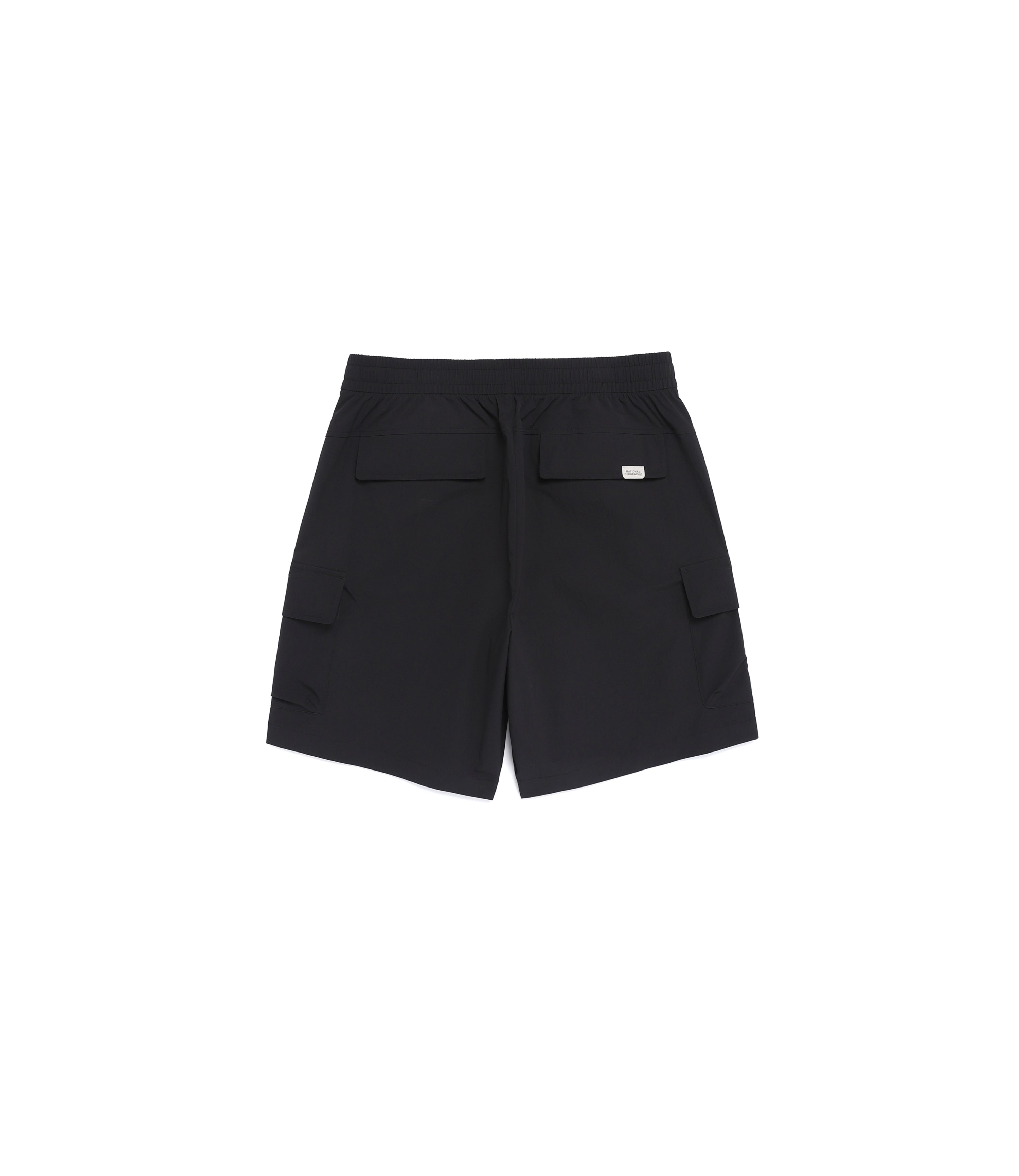 Unisex Freeze Stretch Knee-Length Cargo Shorts<br>BLACK