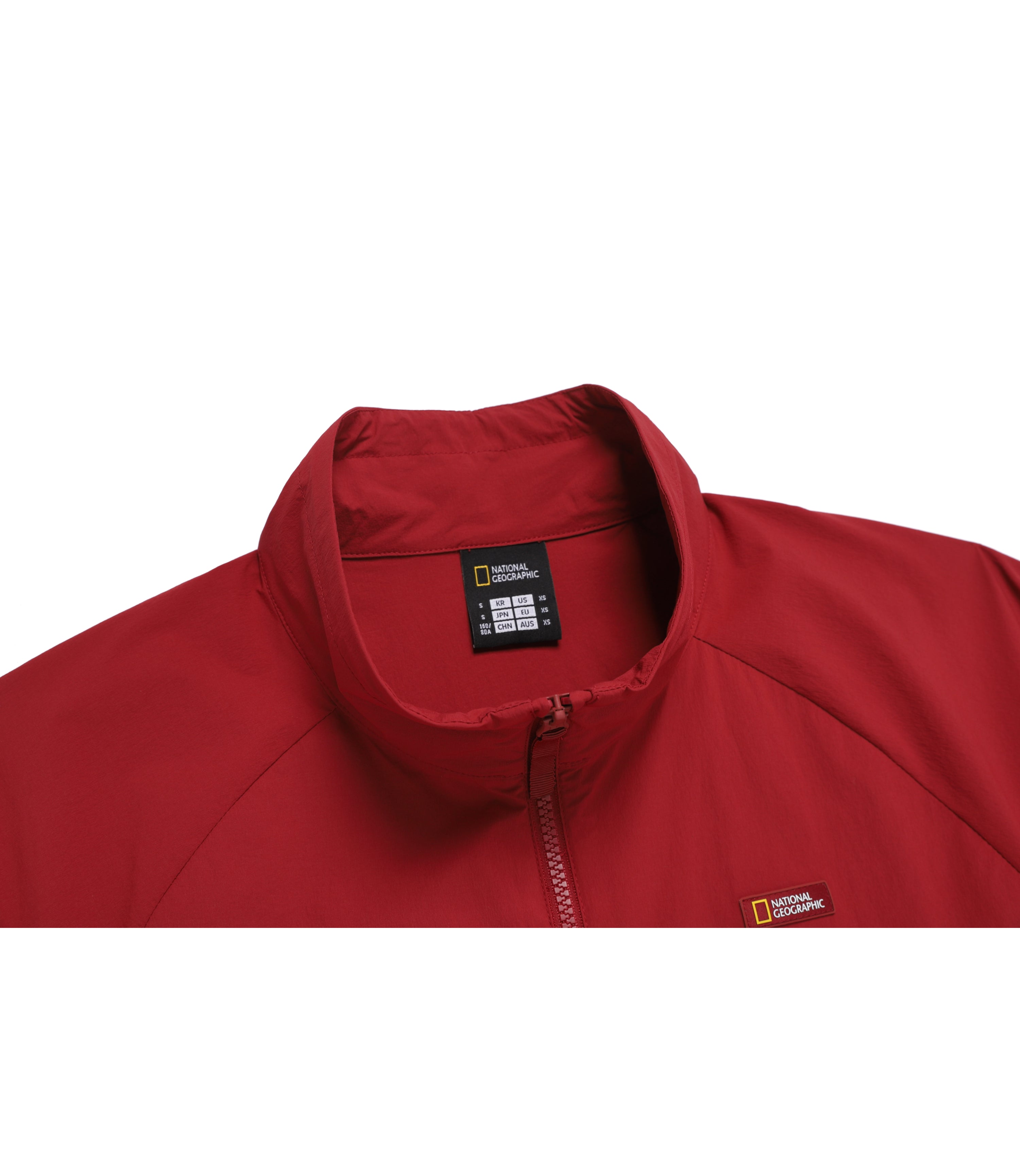 Women's Freeze Stretch Stand Neck Short Sleeve Full Zip-Up<br>DEEP ROSE