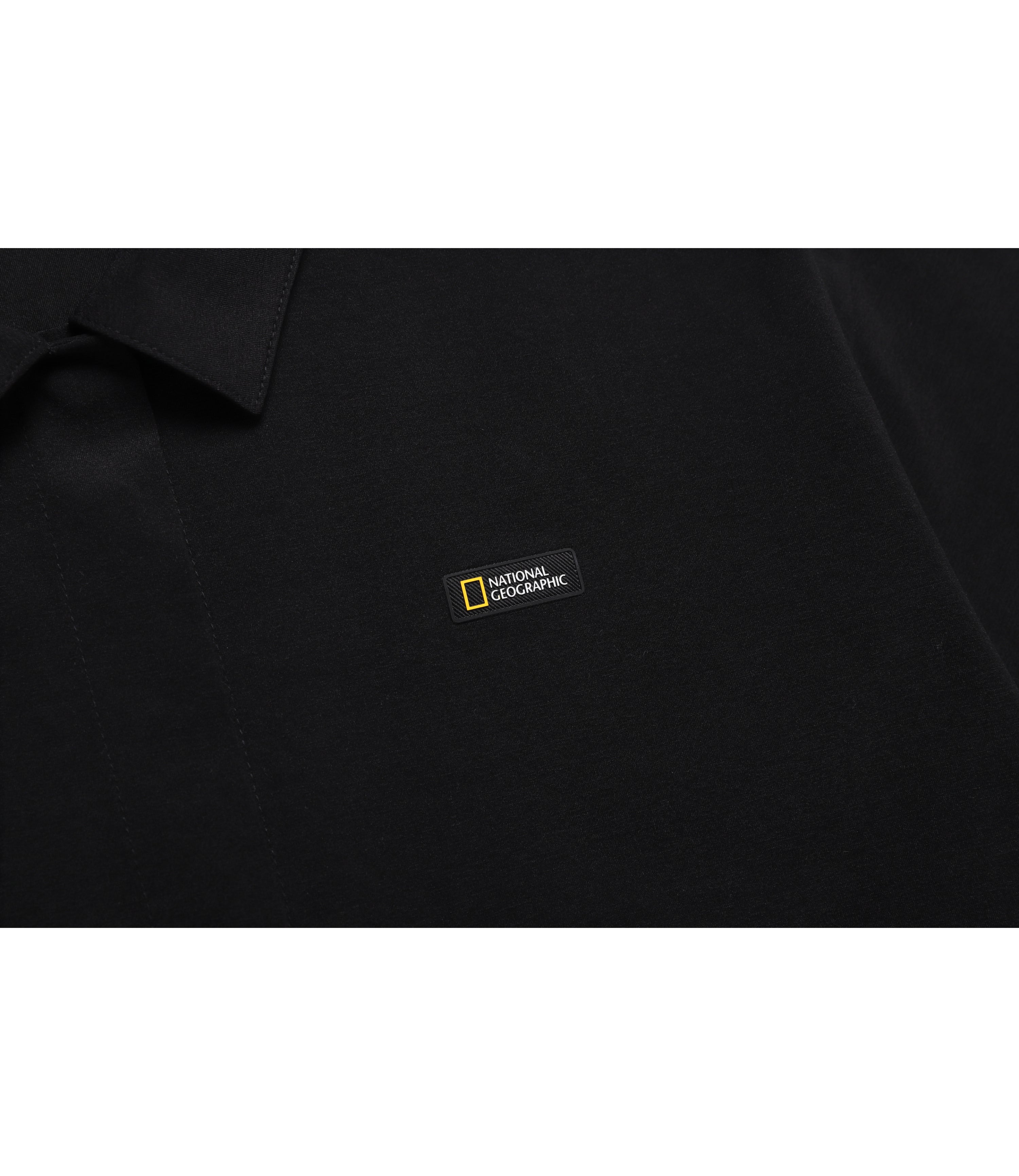 Women's Frozen Air Semi Crop Short Sleeve Shirt<br>CARBON BLACK