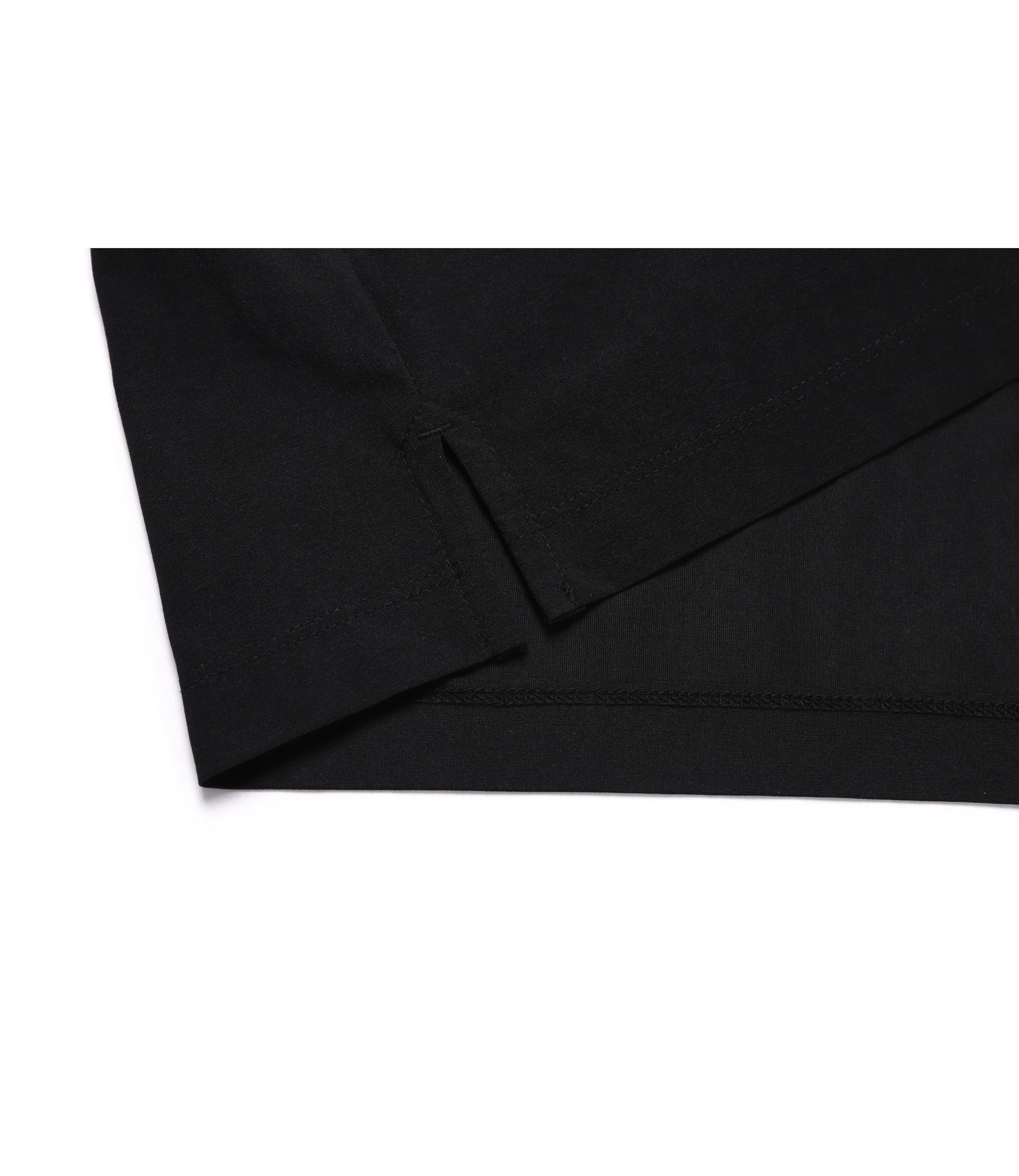 Women's Frozen Air Semi Crop Short Sleeve Shirt<br>CARBON BLACK