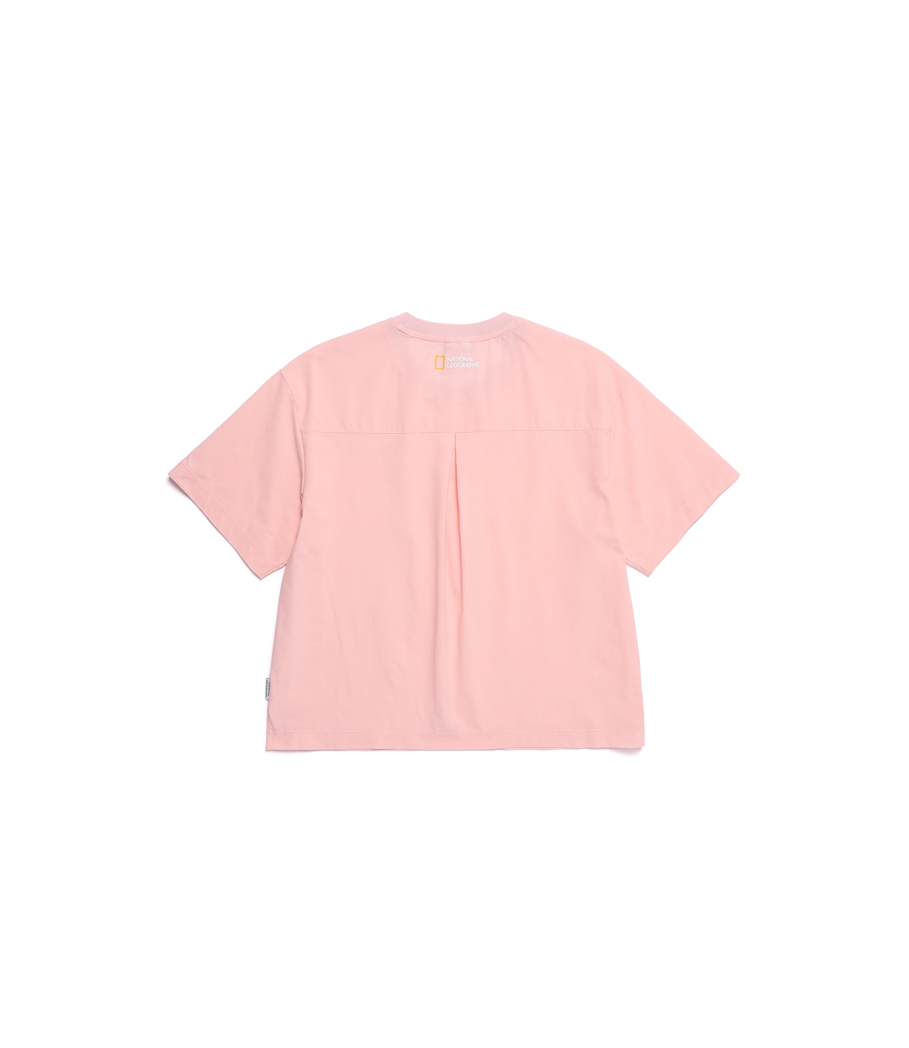 Women's Frozen Air Semi Crop Short Sleeve Tee<br>L/PINK