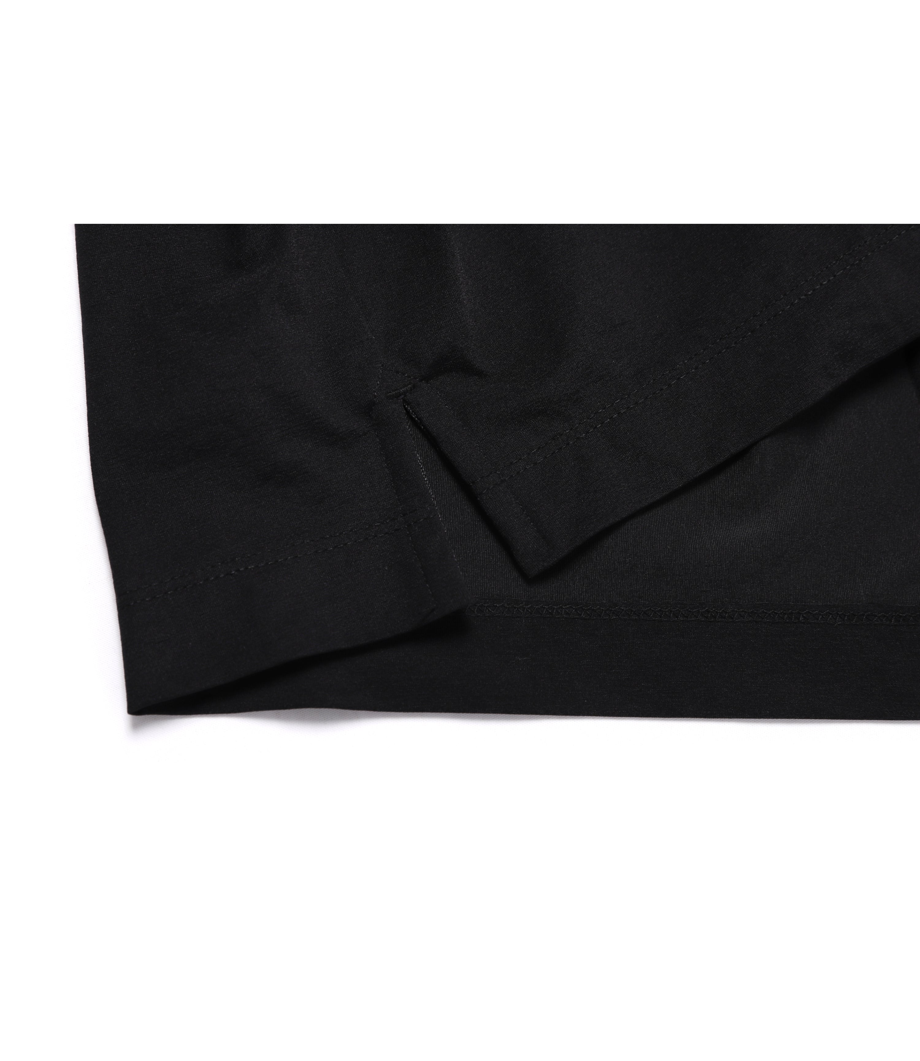 Women's Frozen Air Semi Crop Short Sleeve Tee<br>CARBON BLACK