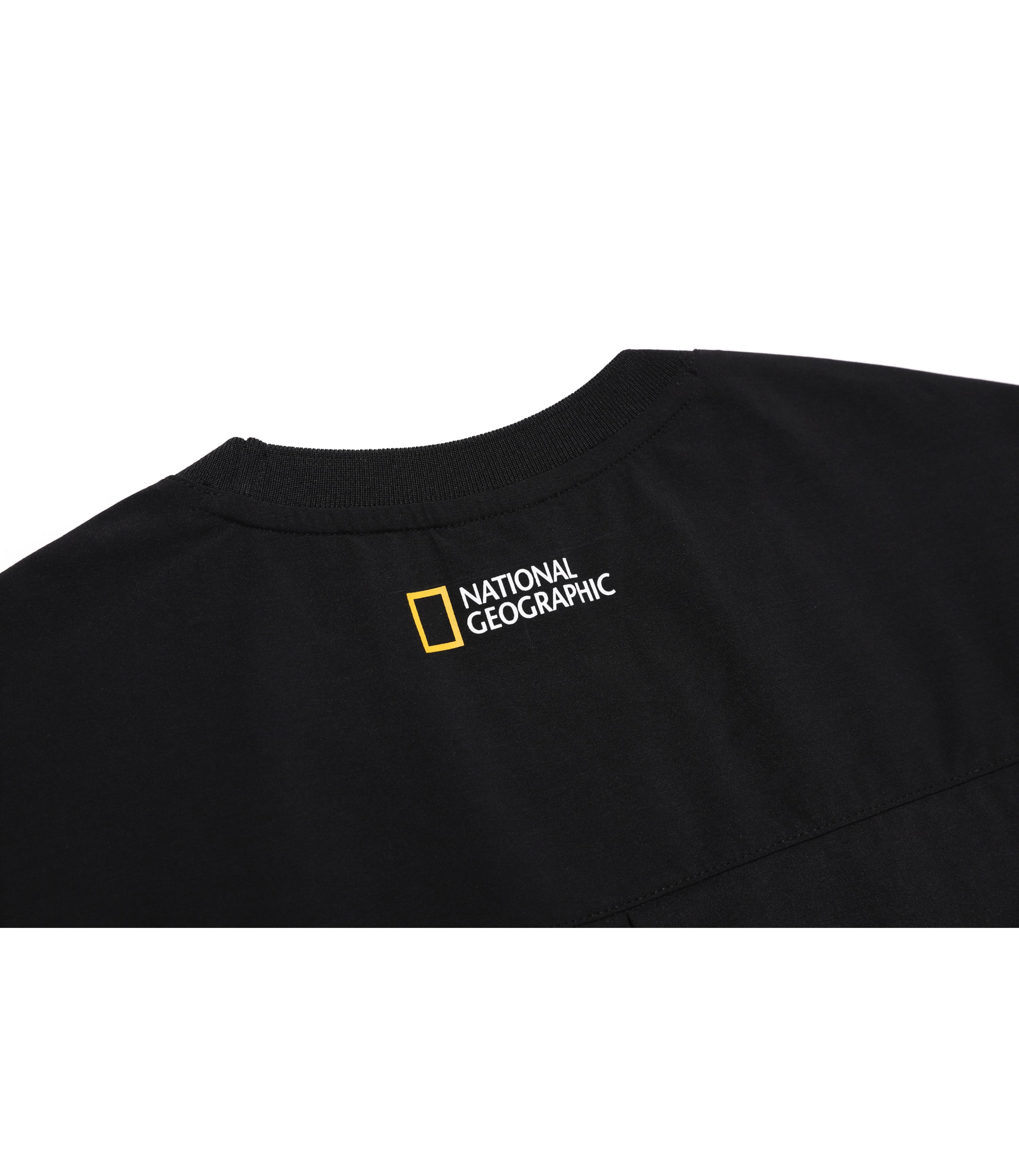 Women's Frozen Air Semi Crop Short Sleeve Tee<br>CARBON BLACK