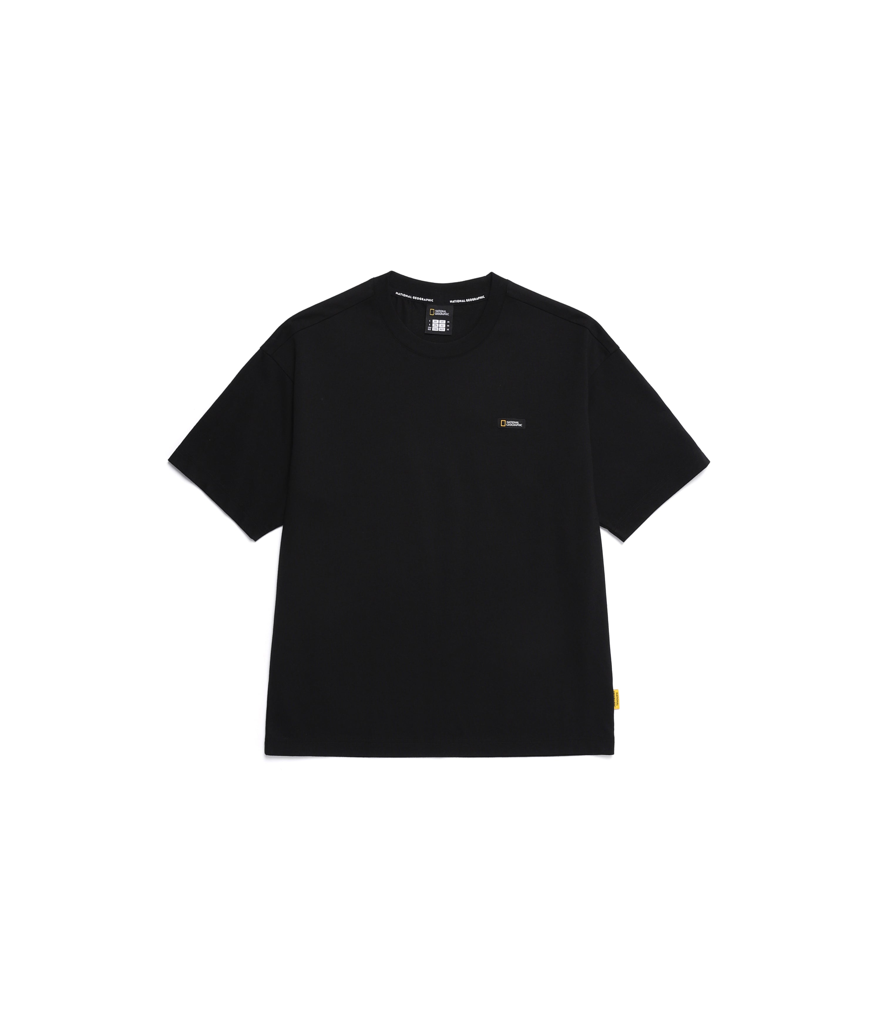 Unisex OVIS Wanderer Semi Over Fit Short Sleeve Tee<br>CARBON BLACK