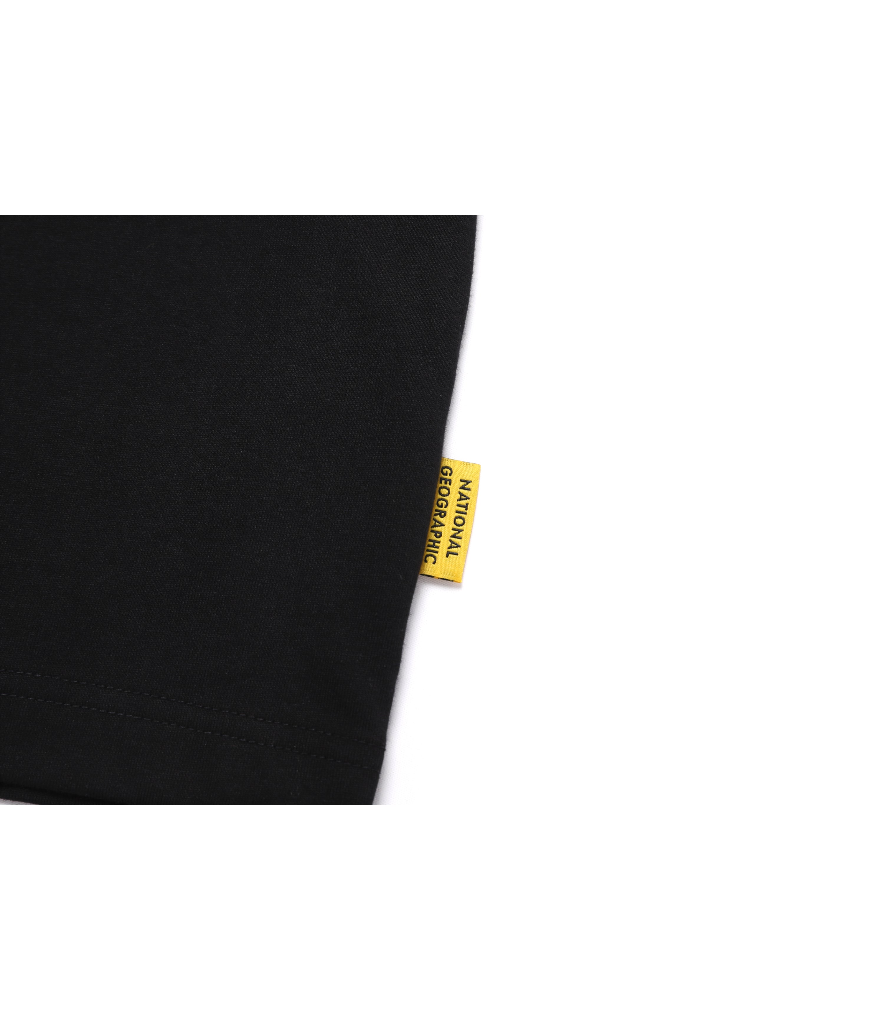 Unisex OVIS Wanderer Semi Over Fit Short Sleeve Tee<br>CARBON BLACK