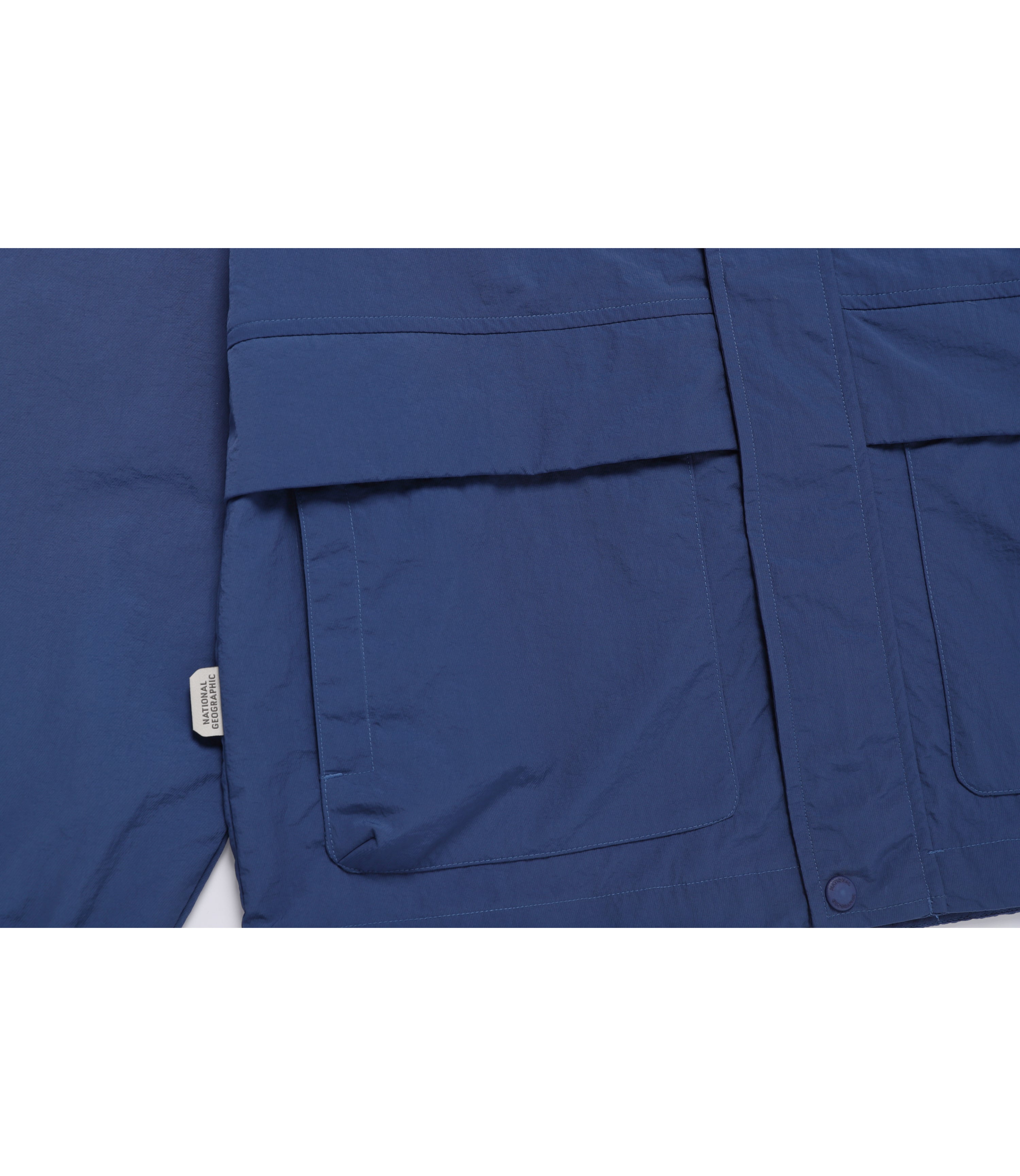 Unisex ORCA Taslan Hooded Outpocket Jumper<br>DARK BLUE