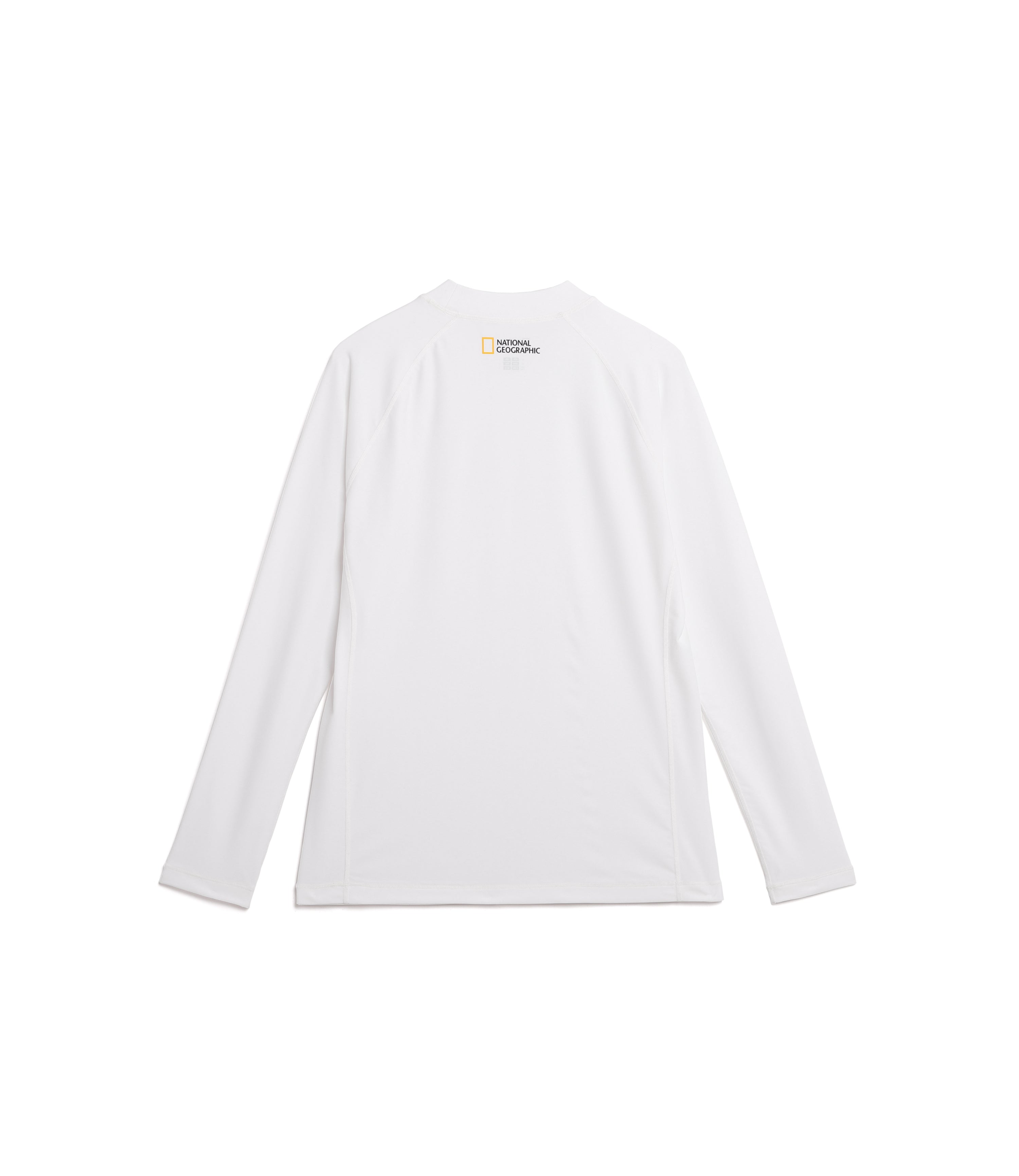 Men's Raglan Long Sleeve Rash Guard<br>WHITE