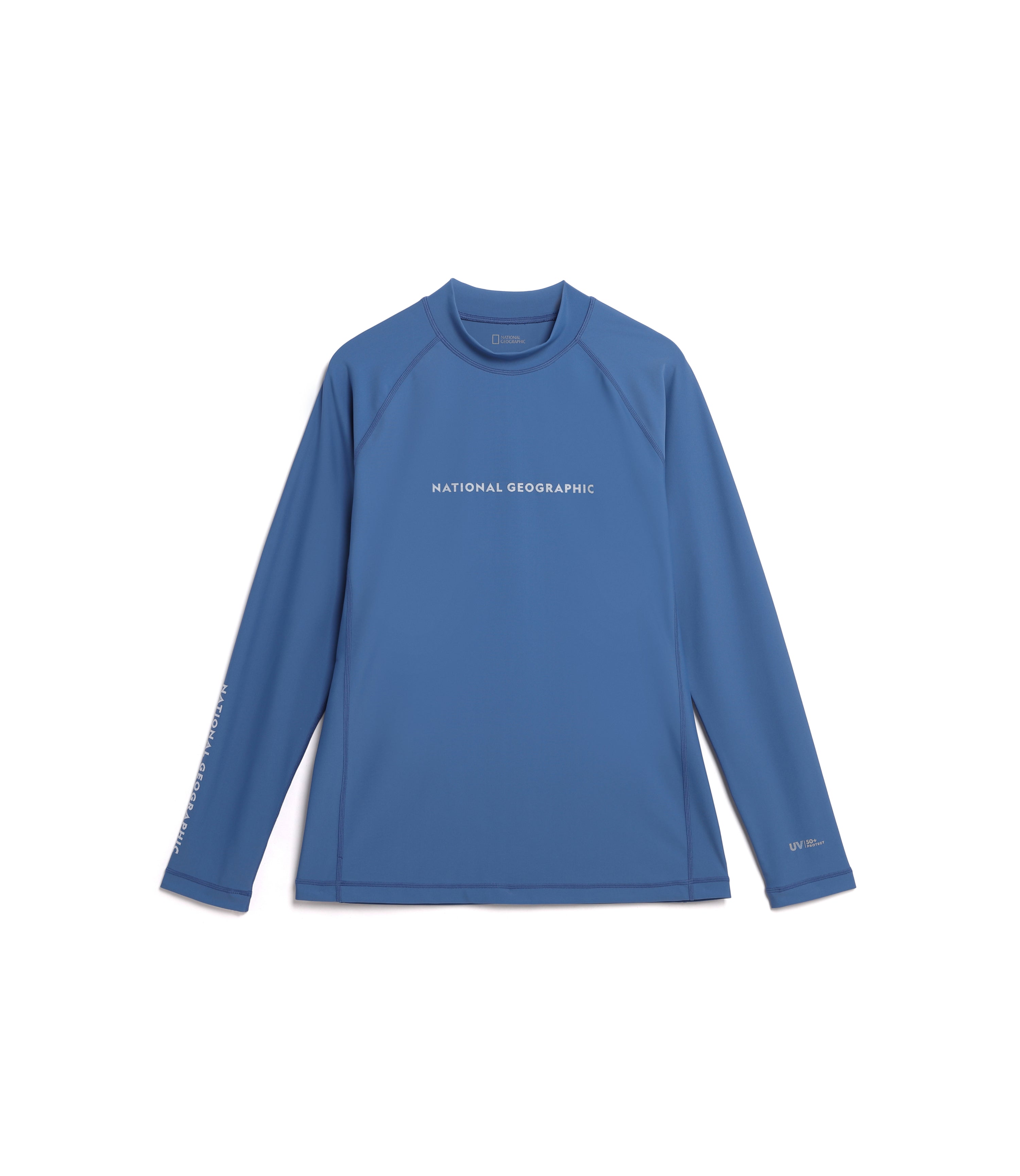 Men's Raglan Long Sleeve Rash Guard<br>QUIET HARBOR