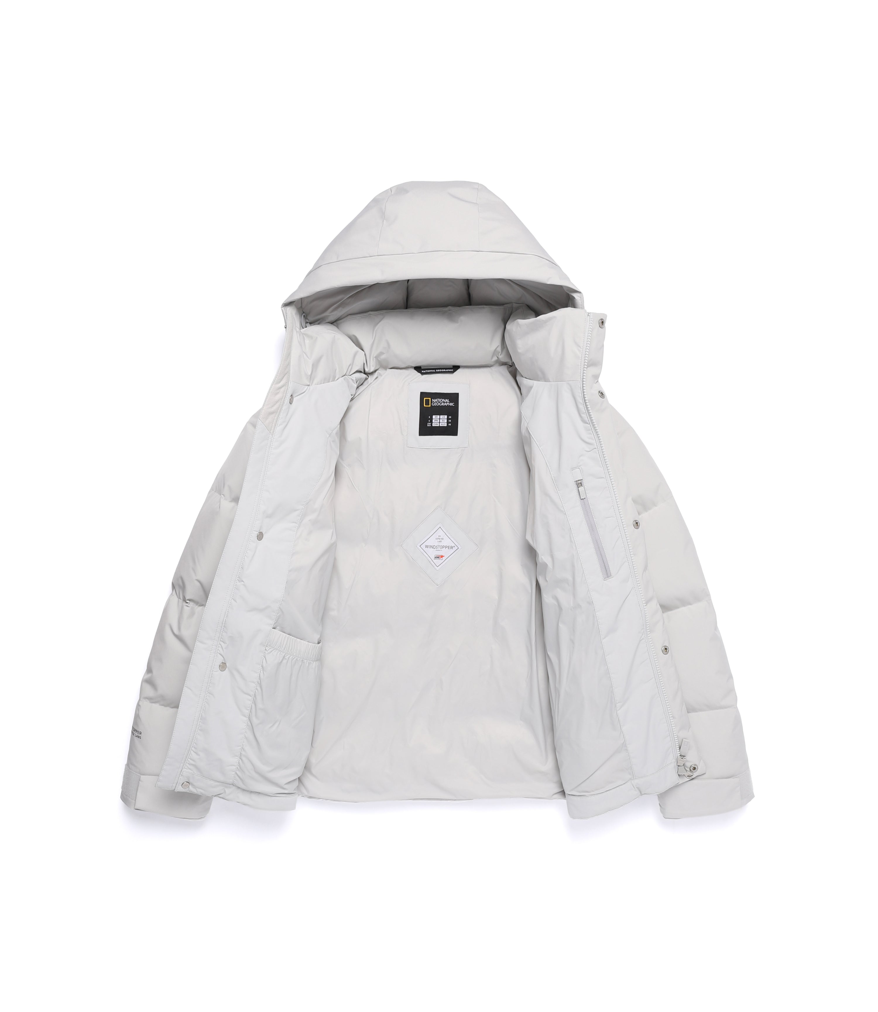 Unisex ATLAS Windstopper By Gore-Tex Labs Short Goose Down<br>L/GREY