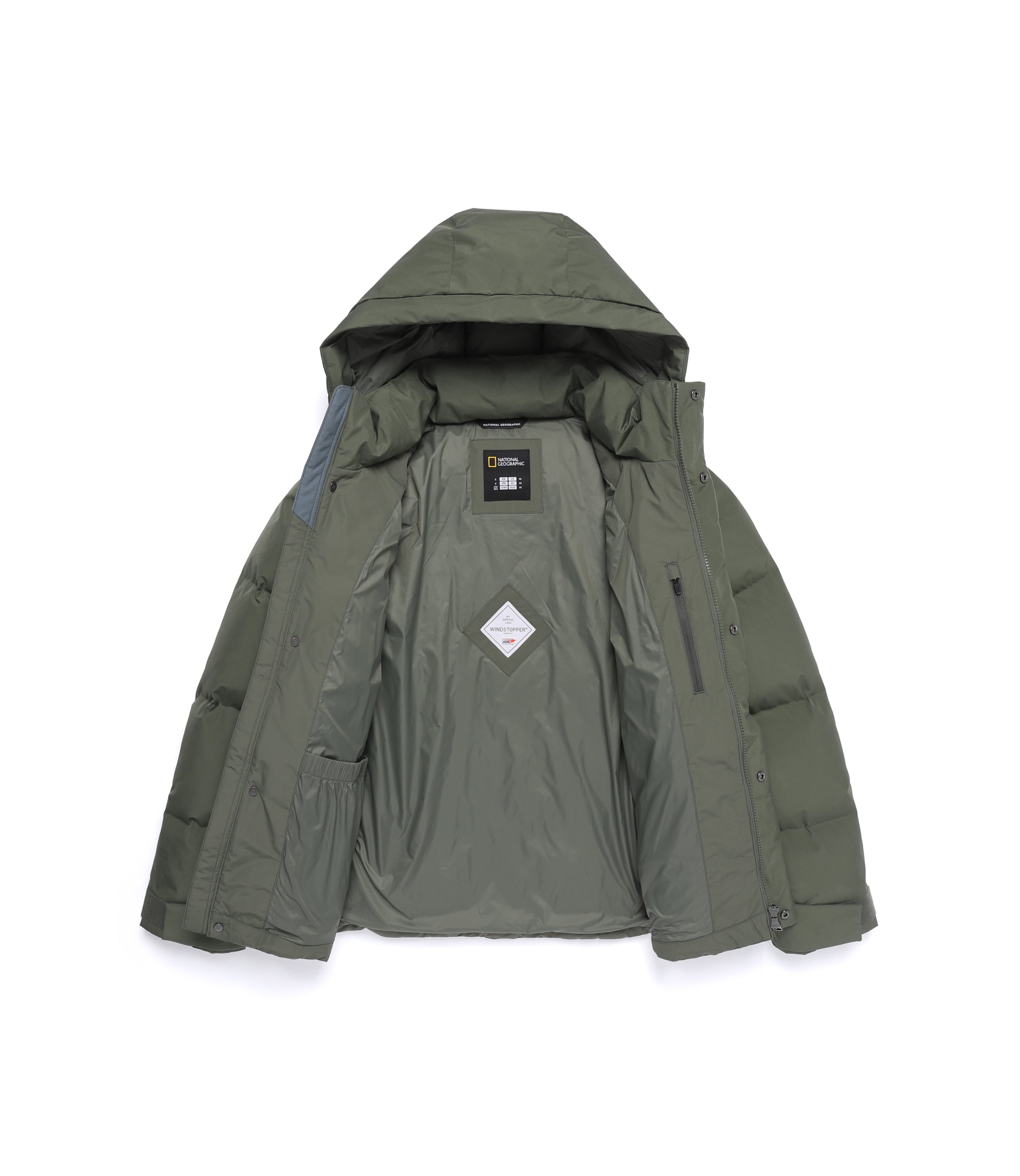 Unisex ATLAS Windstopper By Gore-Tex Labs Short Goose Down<br>KHAKI