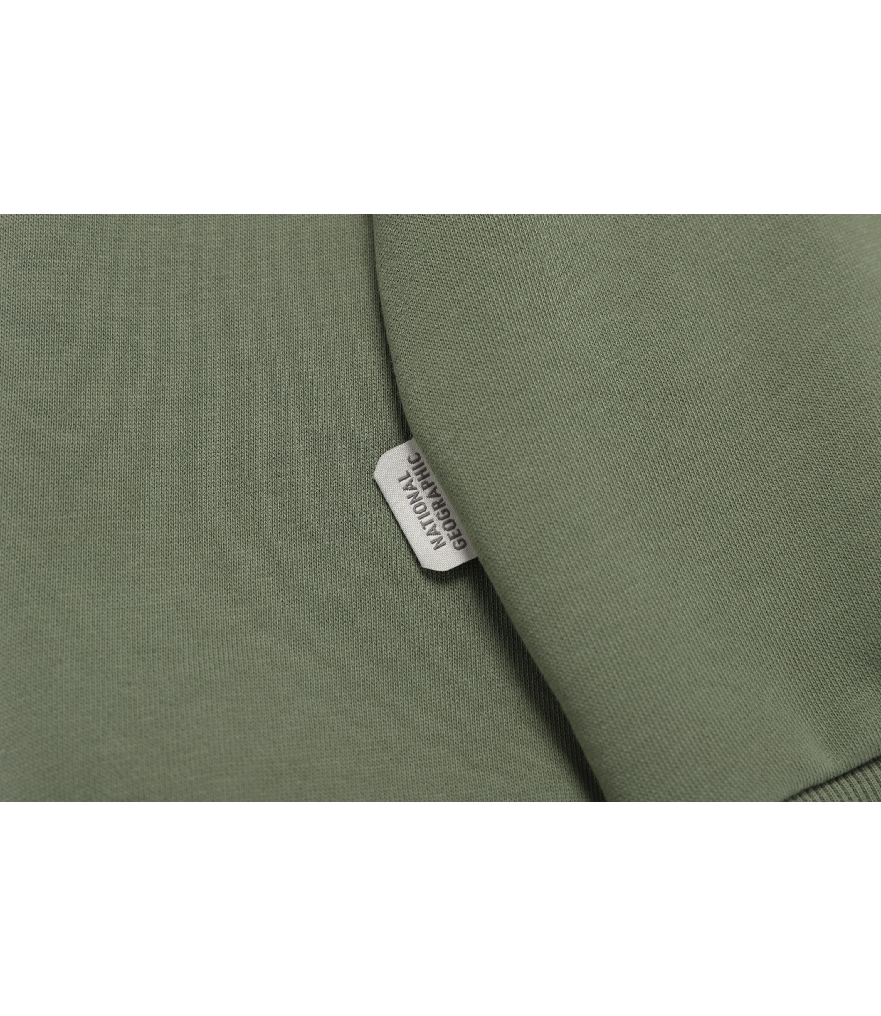 Unisex FOLHAS Small Logo Sweatshirt<br>MILITARY KHAKI