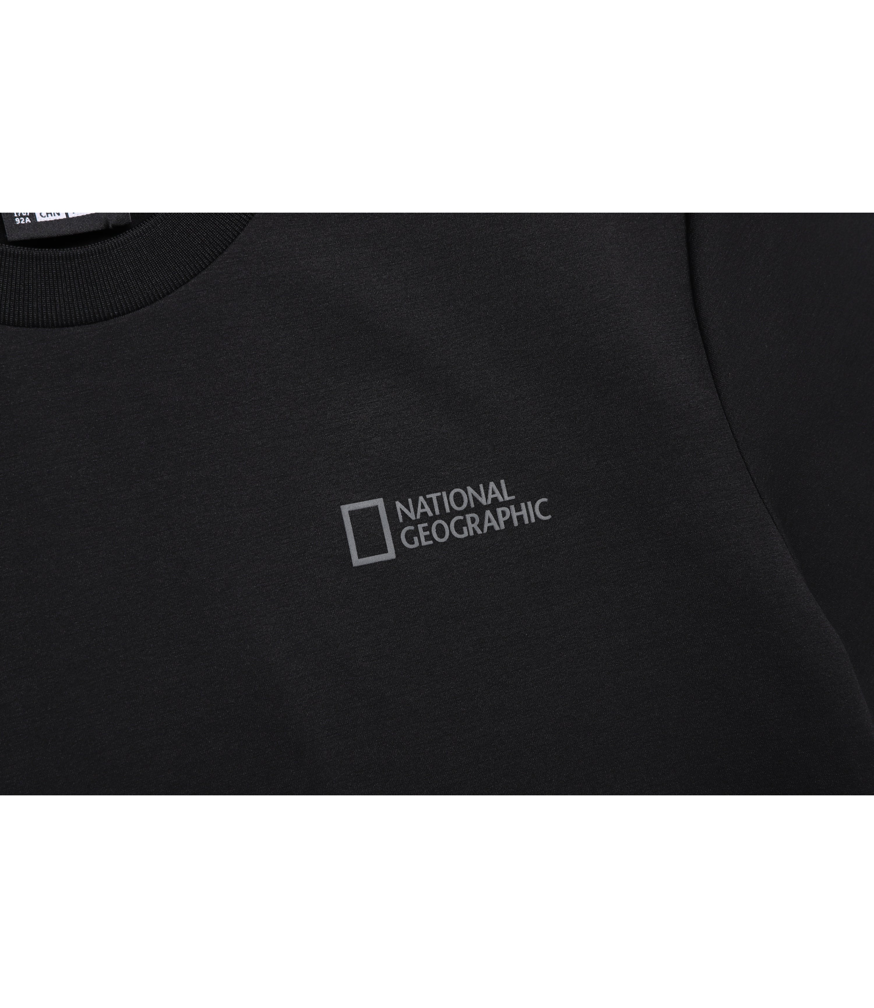Unisex CROW Coolmax Small Logo Short Sleeve Tee<br>CARBON BLACK