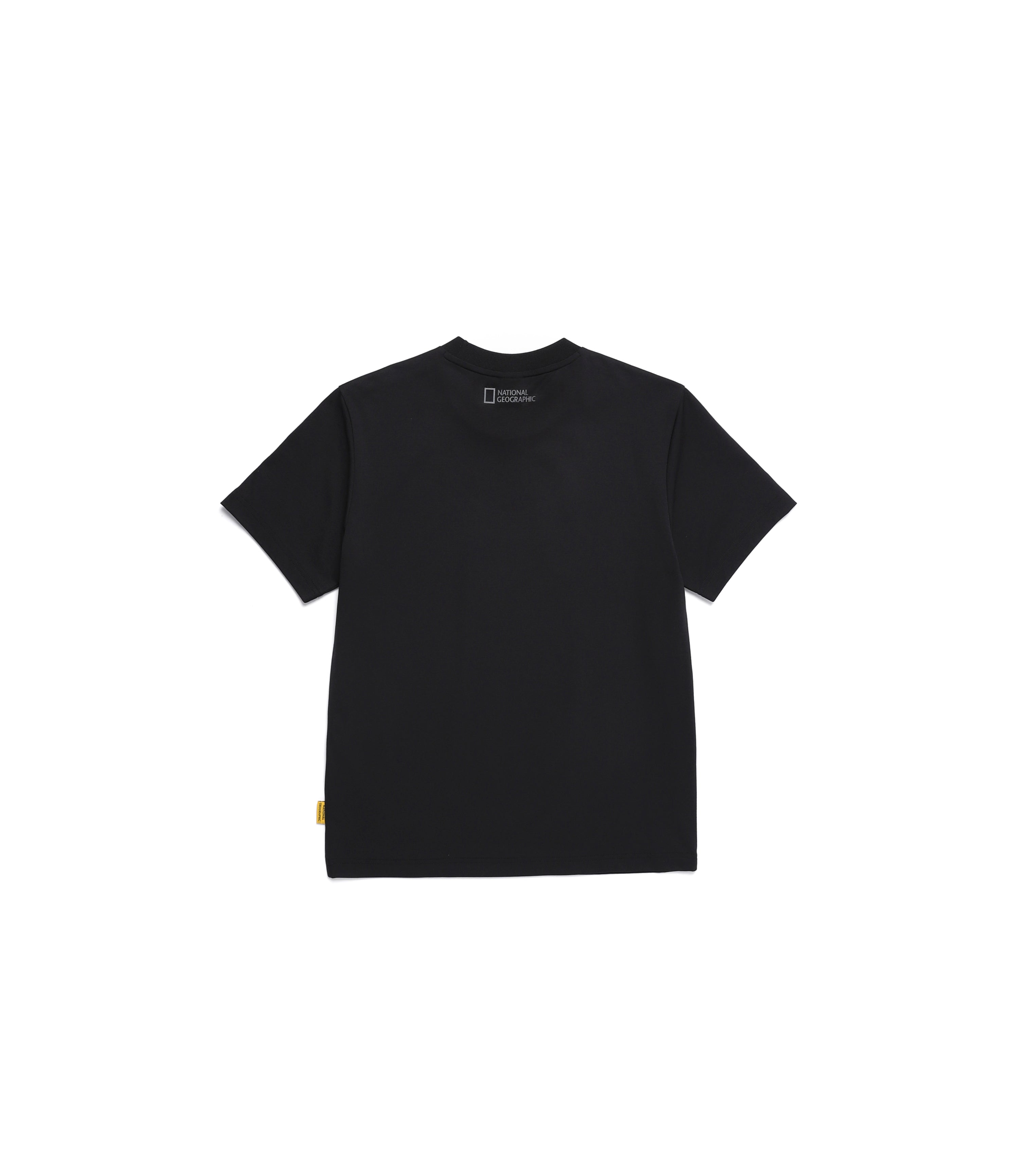 Unisex CROW Coolmax Small Logo Short Sleeve Tee<br>CARBON BLACK