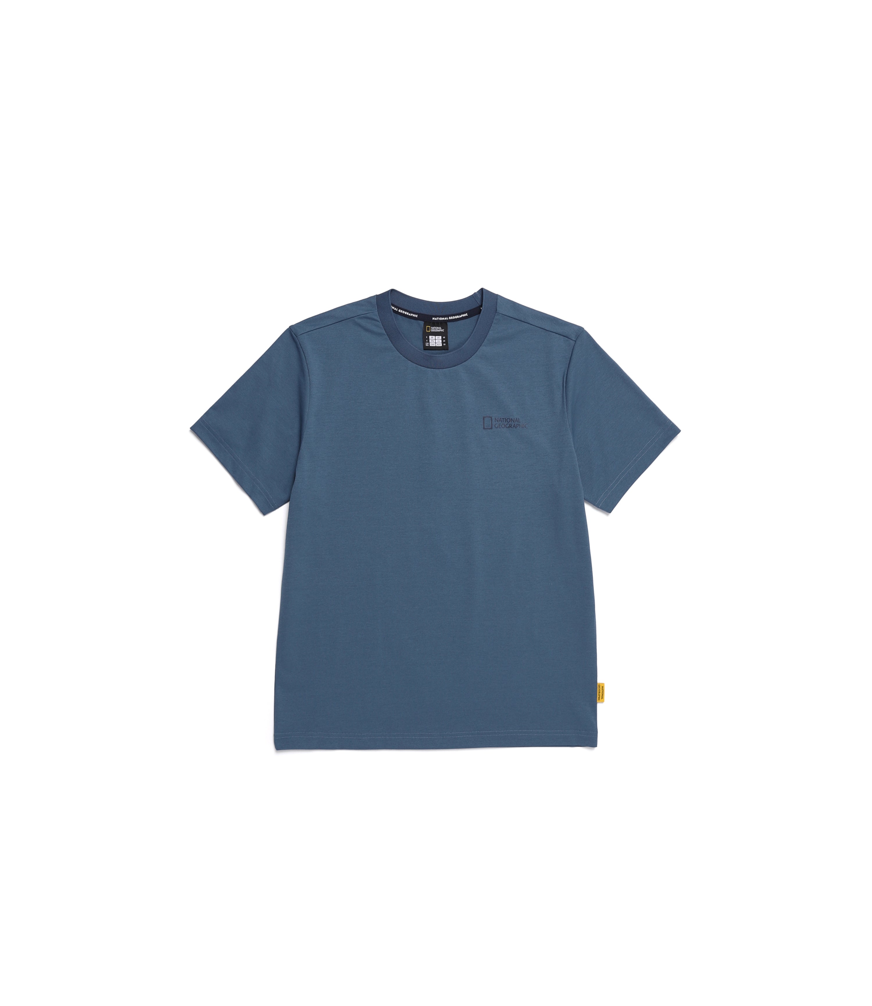 Unisex CROW Coolmax Small Logo Short Sleeve Tee<br>TURQUOISE