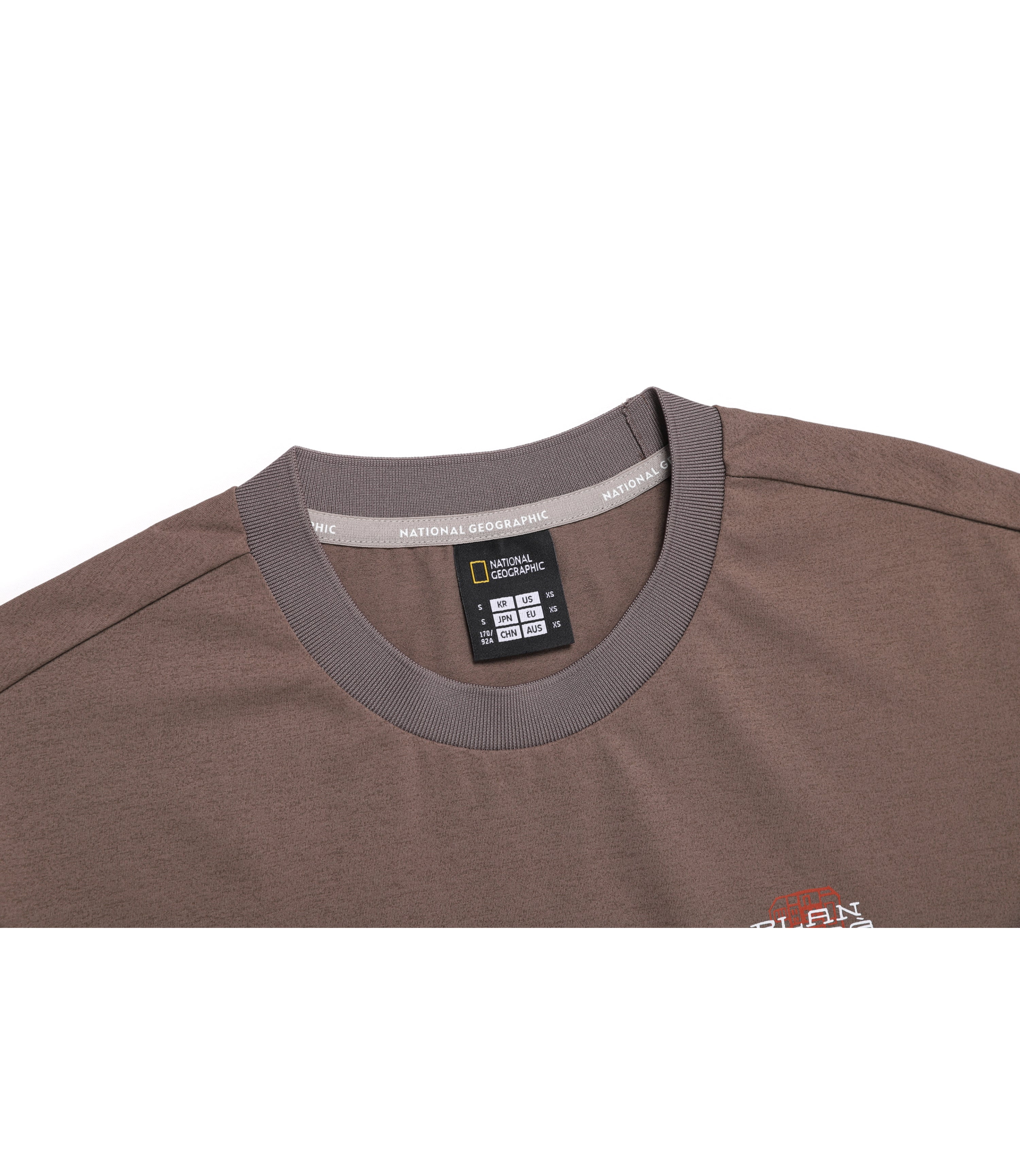 Unisex CROW Coolmax Barcelona Semi Over Fit Short Sleeve<br>CINNAMON