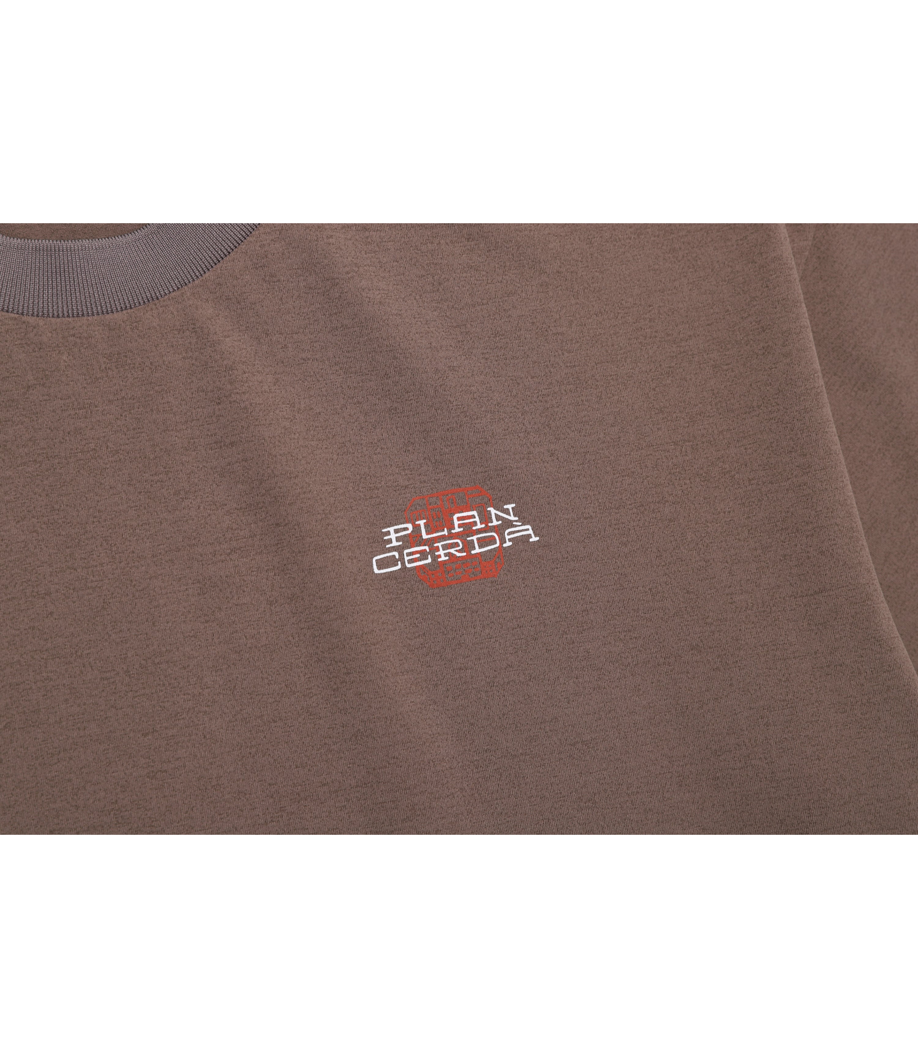 Unisex CROW Coolmax Barcelona Semi Over Fit Short Sleeve<br>CINNAMON