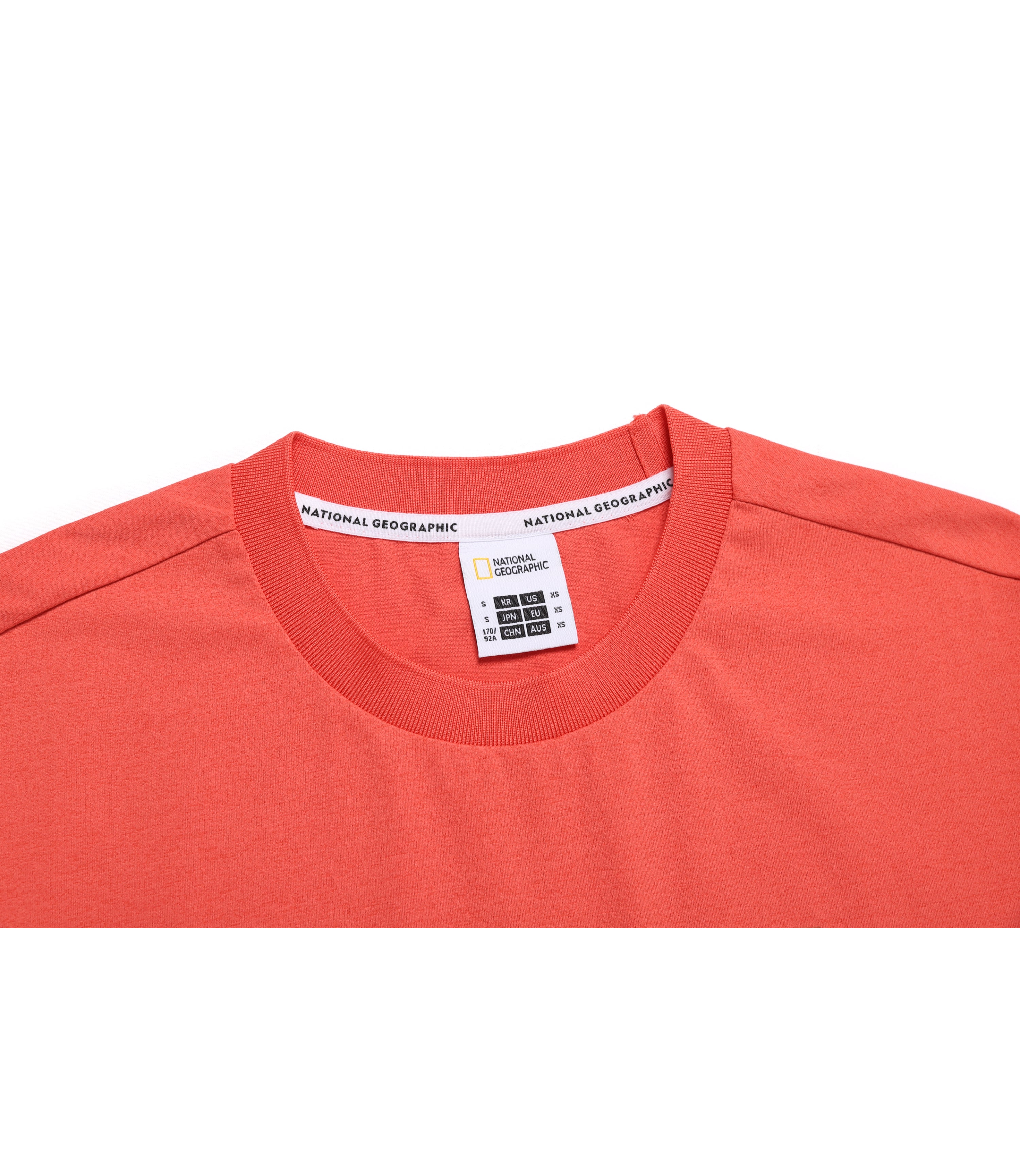 Unisex CROW Coolmax Barcelona Semi Over Fit Short Sleeve<br>L/ORANGE