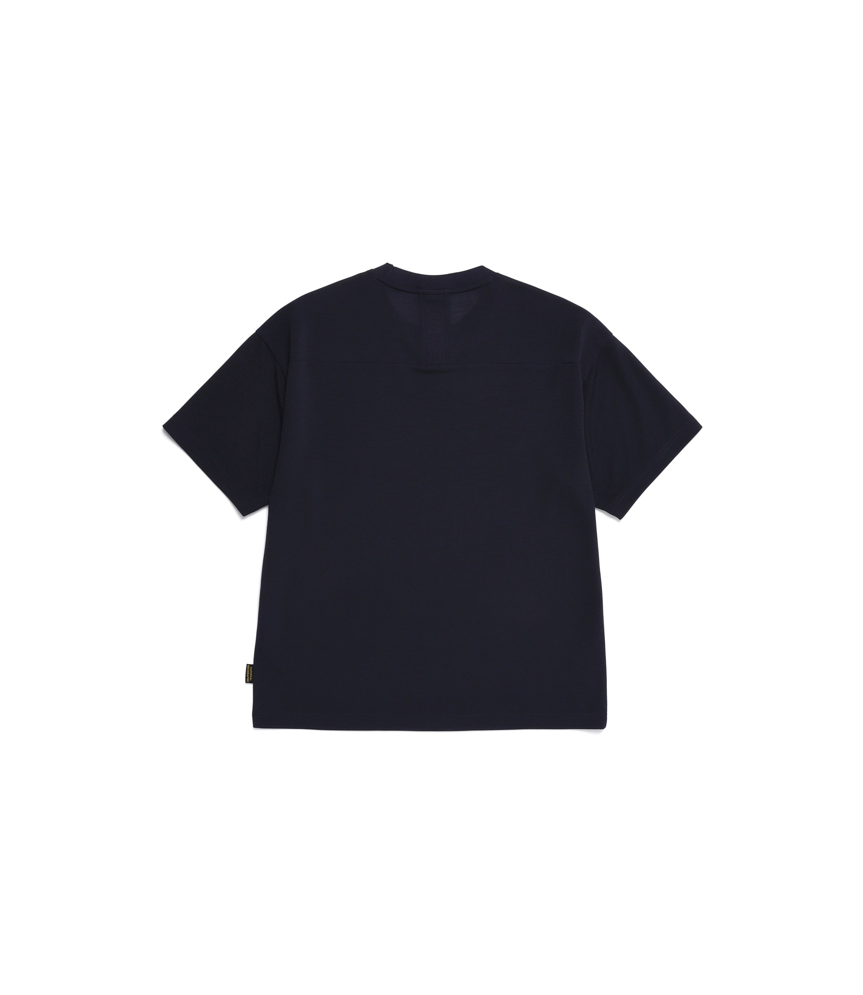 Unisex WELLAKA Functional Semi-Oversized Fit Short Sleeve Tee<br>DEEP SEA NAVY