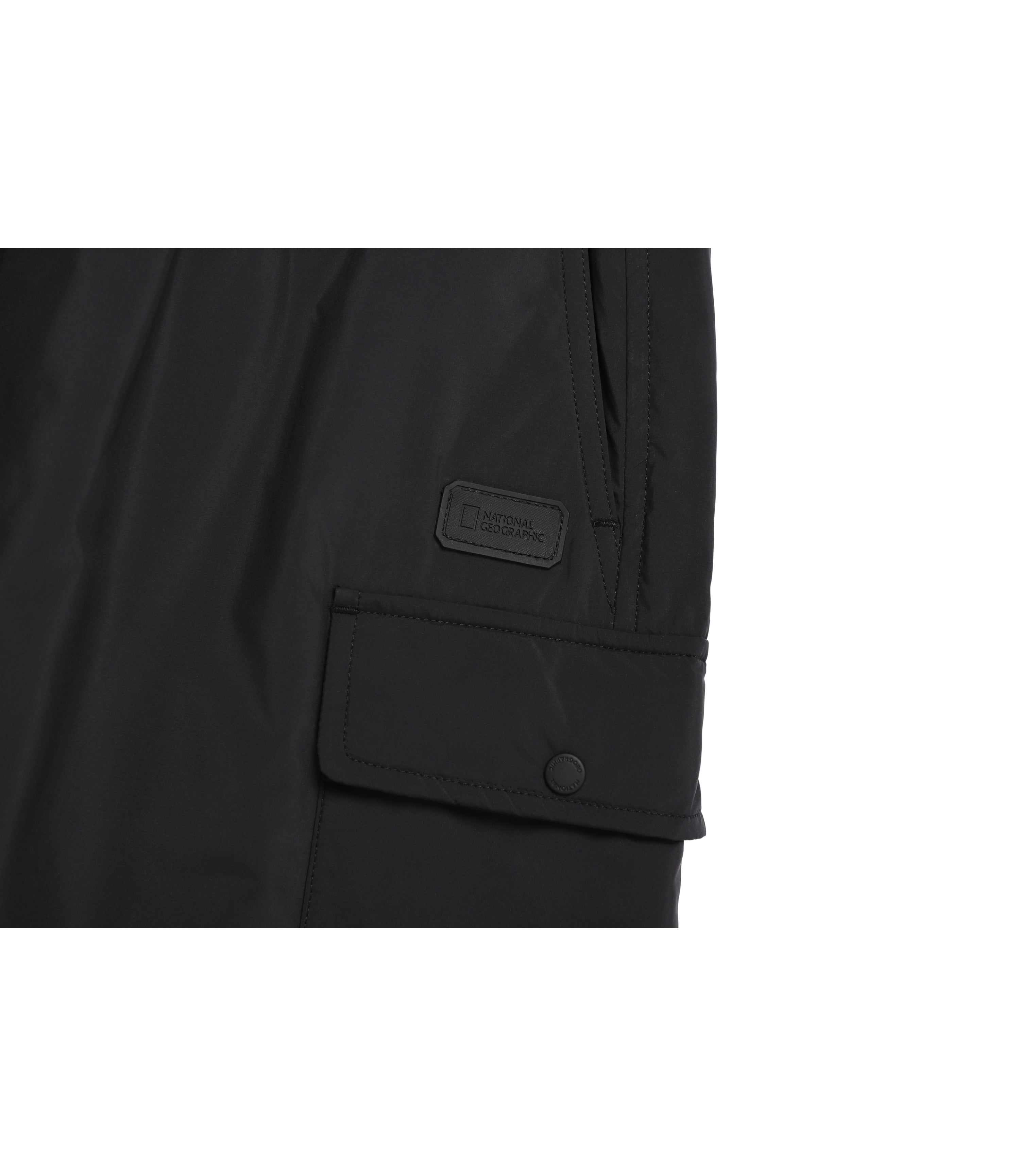 Women's PO'O-ULI Non-Quilted Long Skirt<br>BLACK