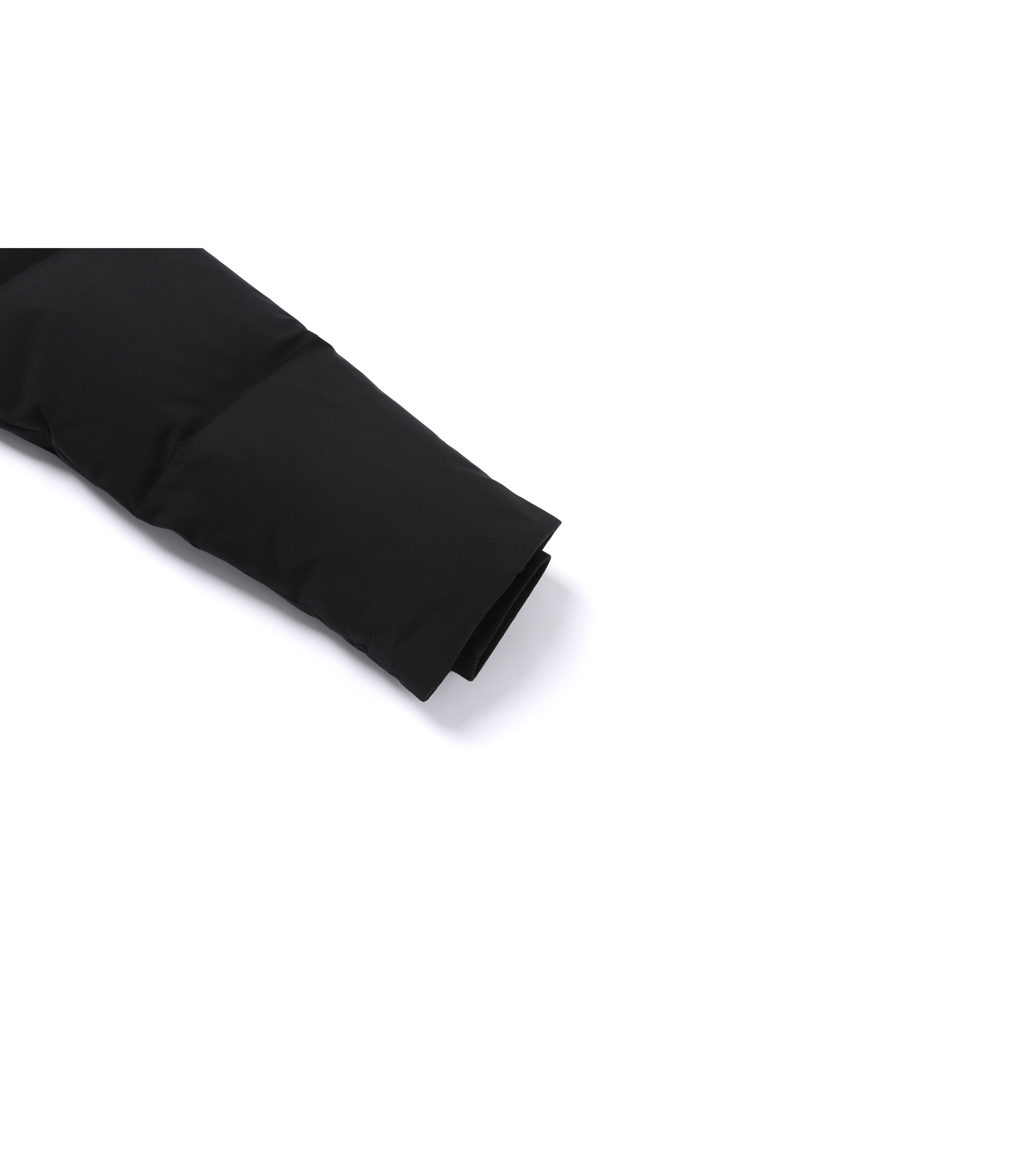 Women's Mid-Length Detachable Hooded Goose Down Jumper<br>BLACK