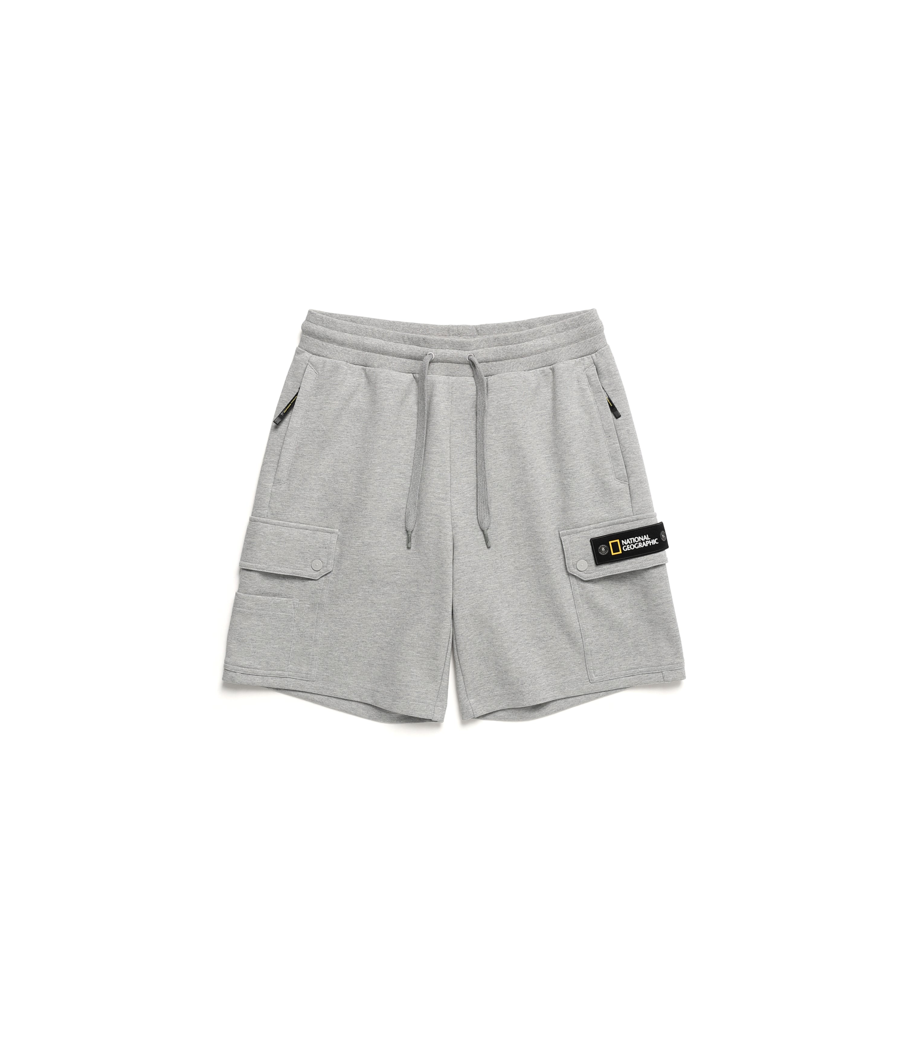 Men's MARGAY Semi-Over Fit Cargo Short Pants<br>M/GREY