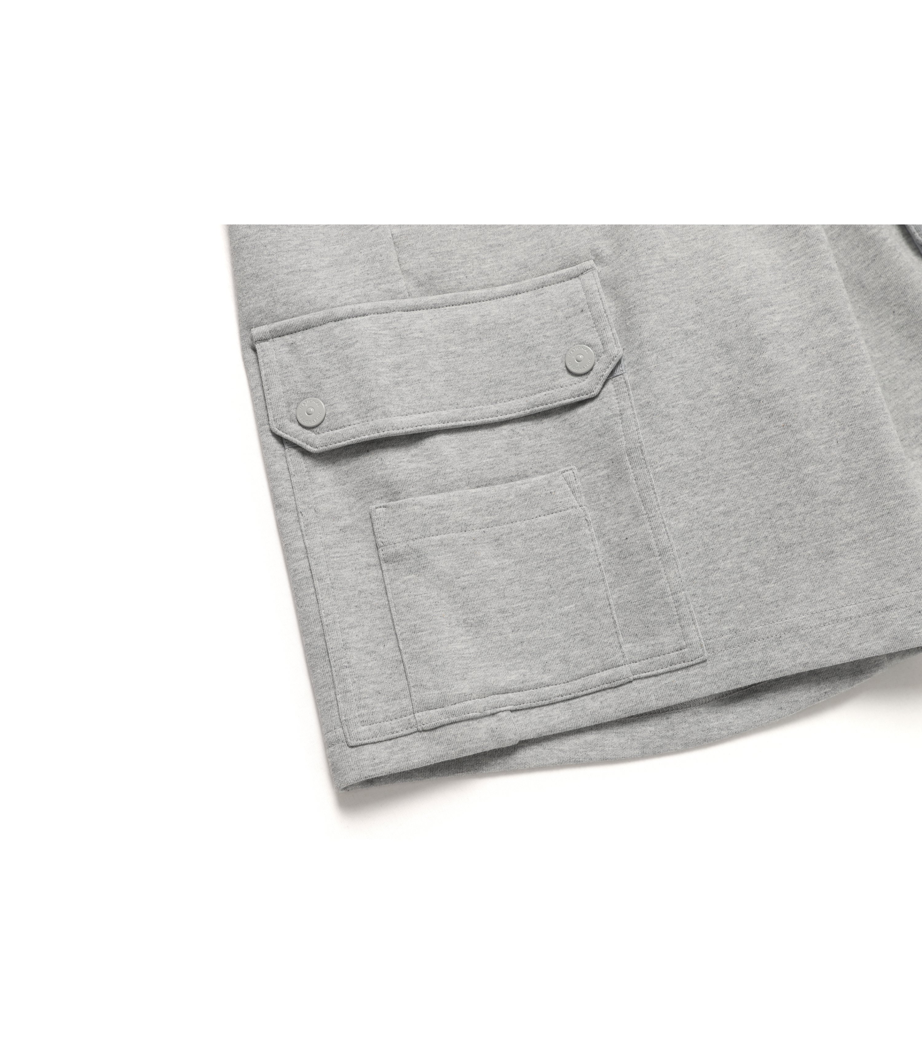 Men's MARGAY Semi-Over Fit Cargo Short Pants<br>M/GREY