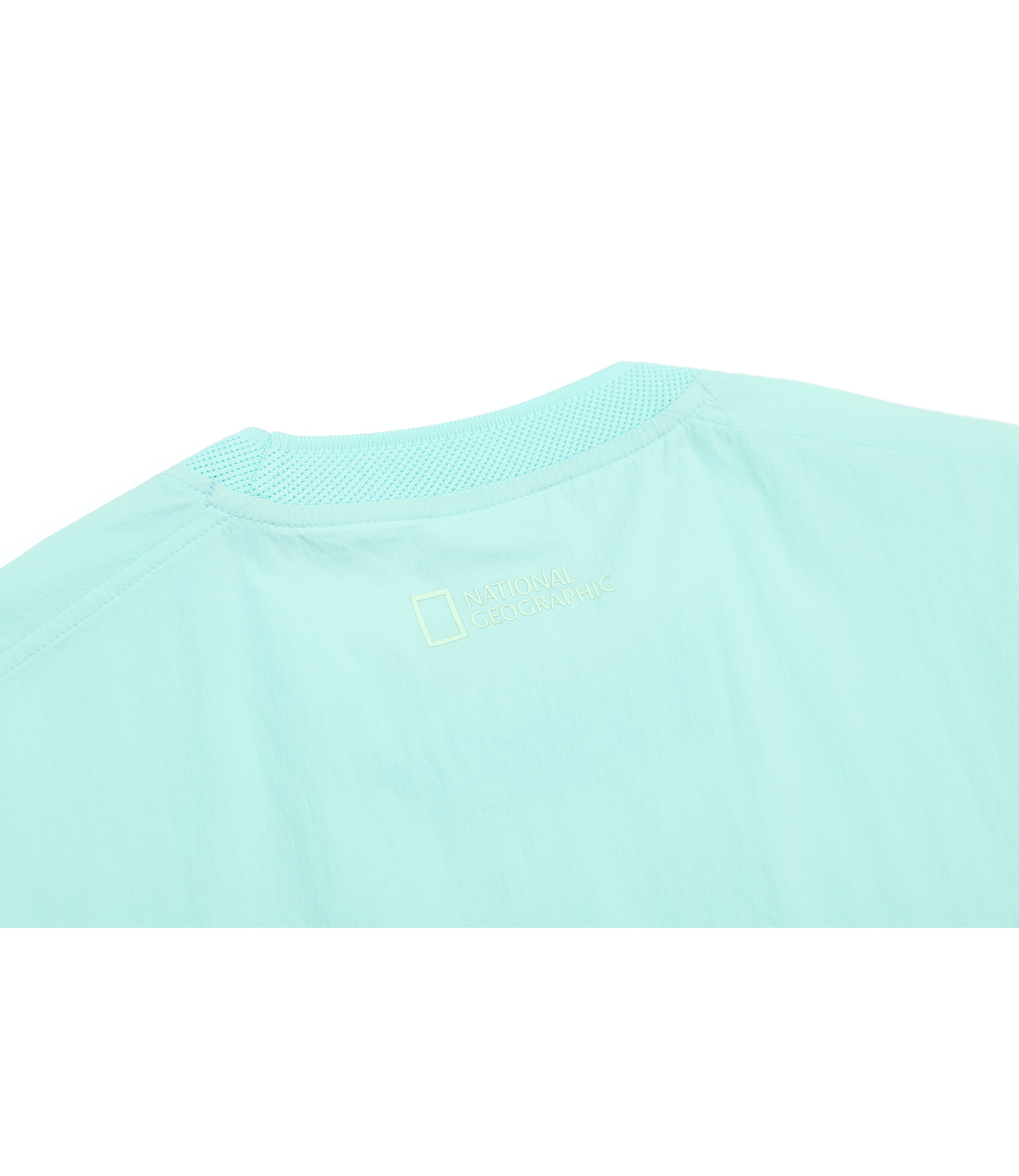 Unisex ADELIE Light Woven Stretch Round Neck Short Sleeve<br>MINT