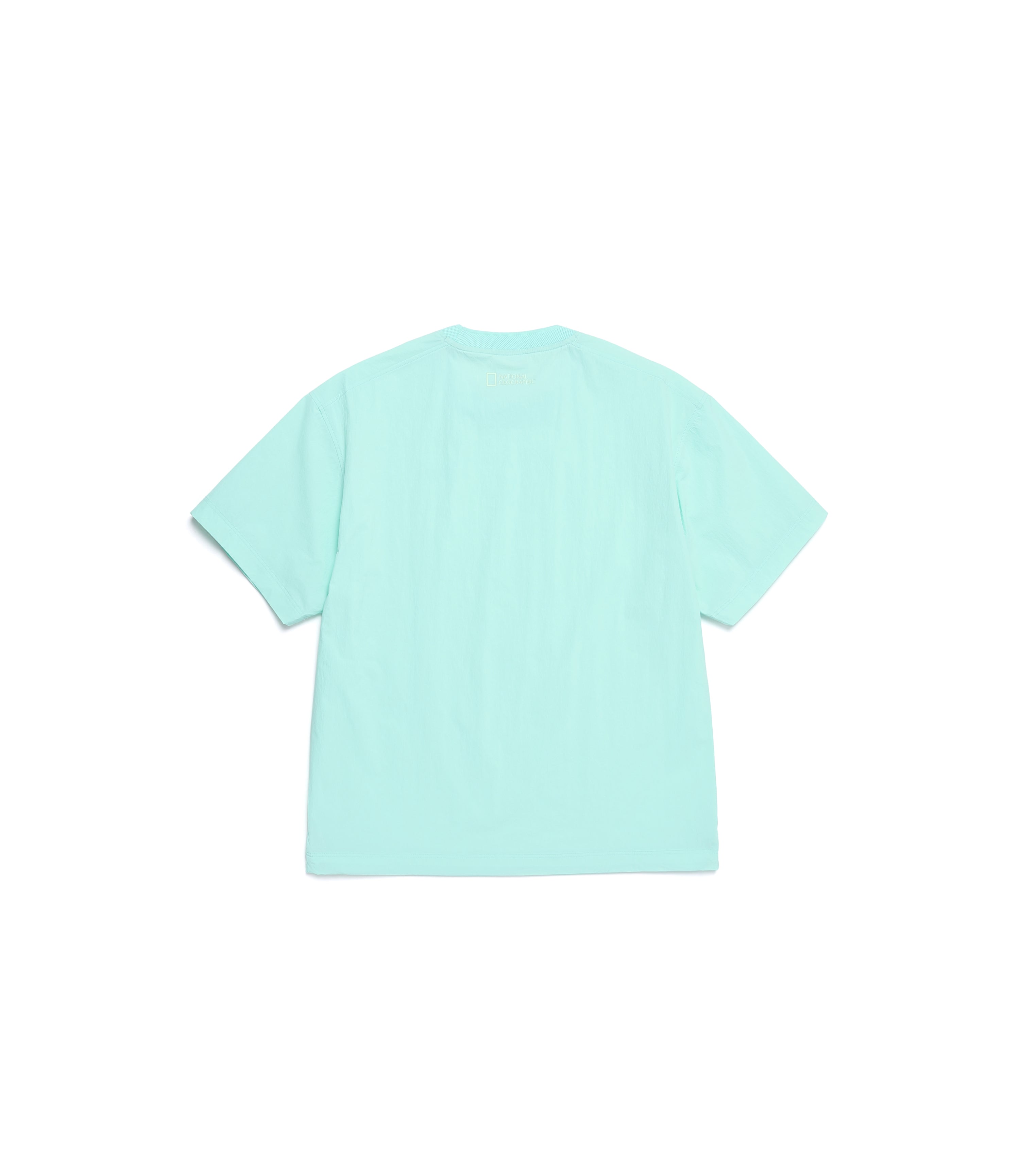 Unisex ADELIE Light Woven Stretch Round Neck Short Sleeve<br>MINT