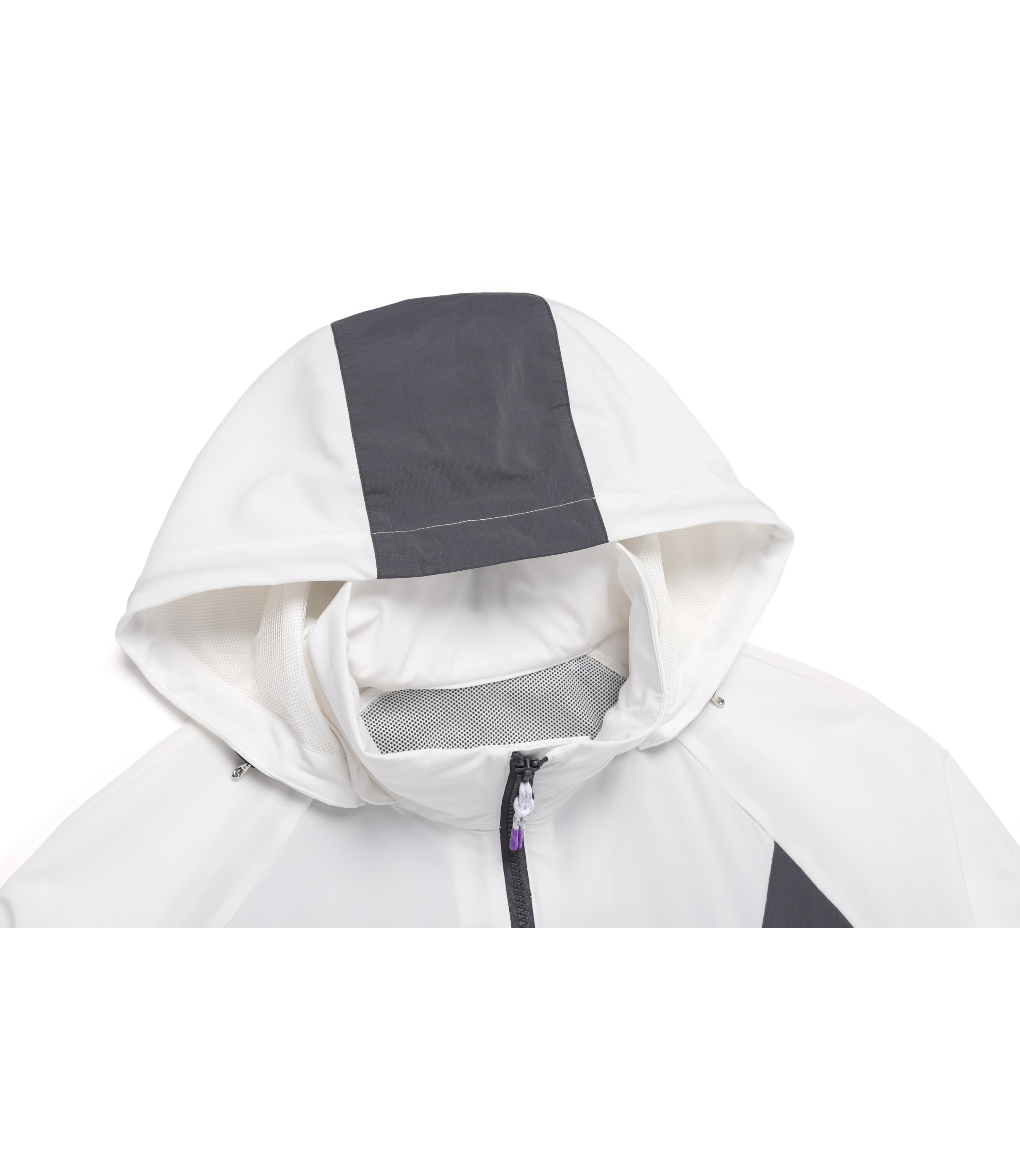 Unisex Coolwave Color Block Basic Fit Jacket<br>IVORY