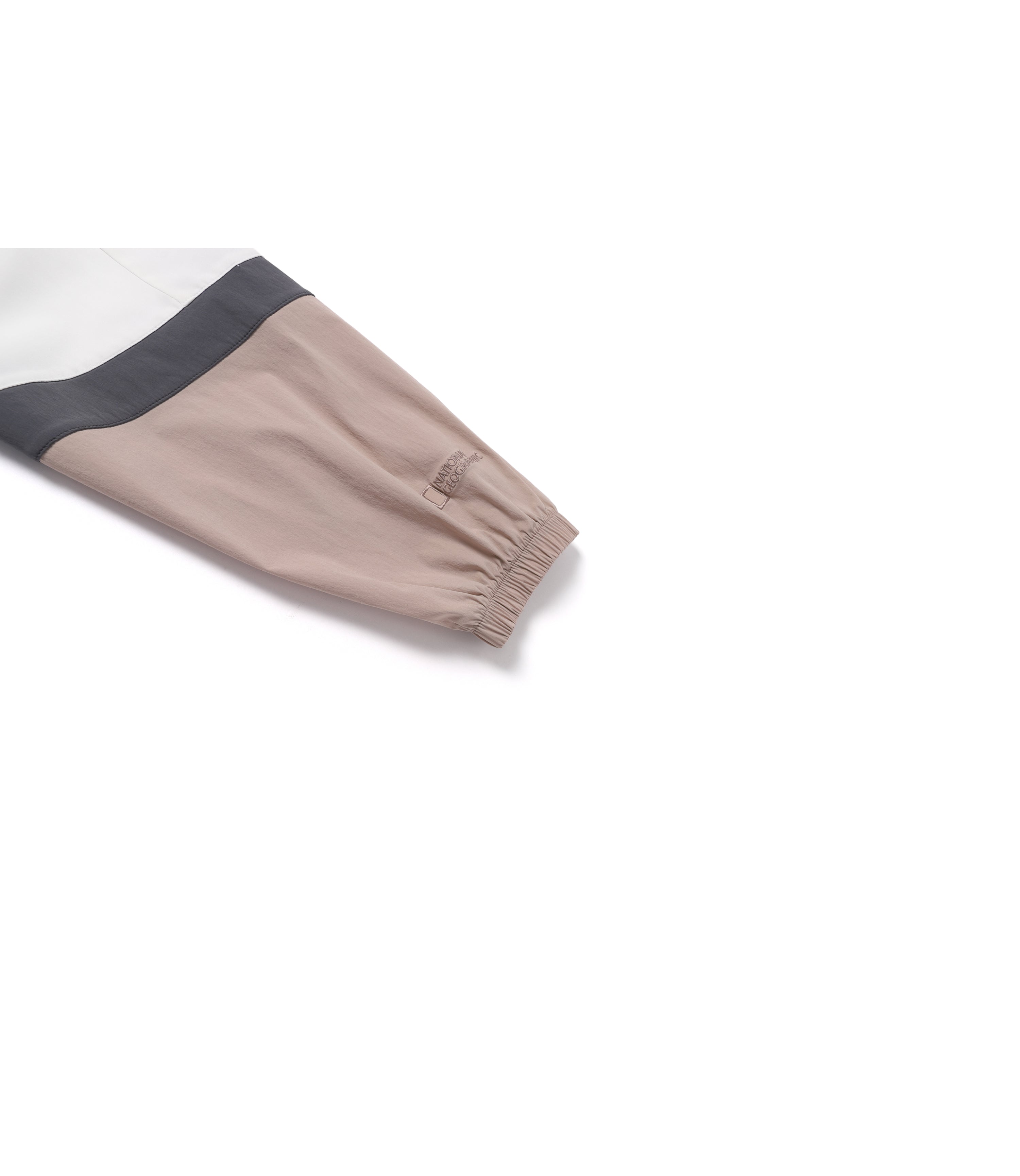 Unisex Coolwave Color Block Basic Fit Jacket<br>IVORY