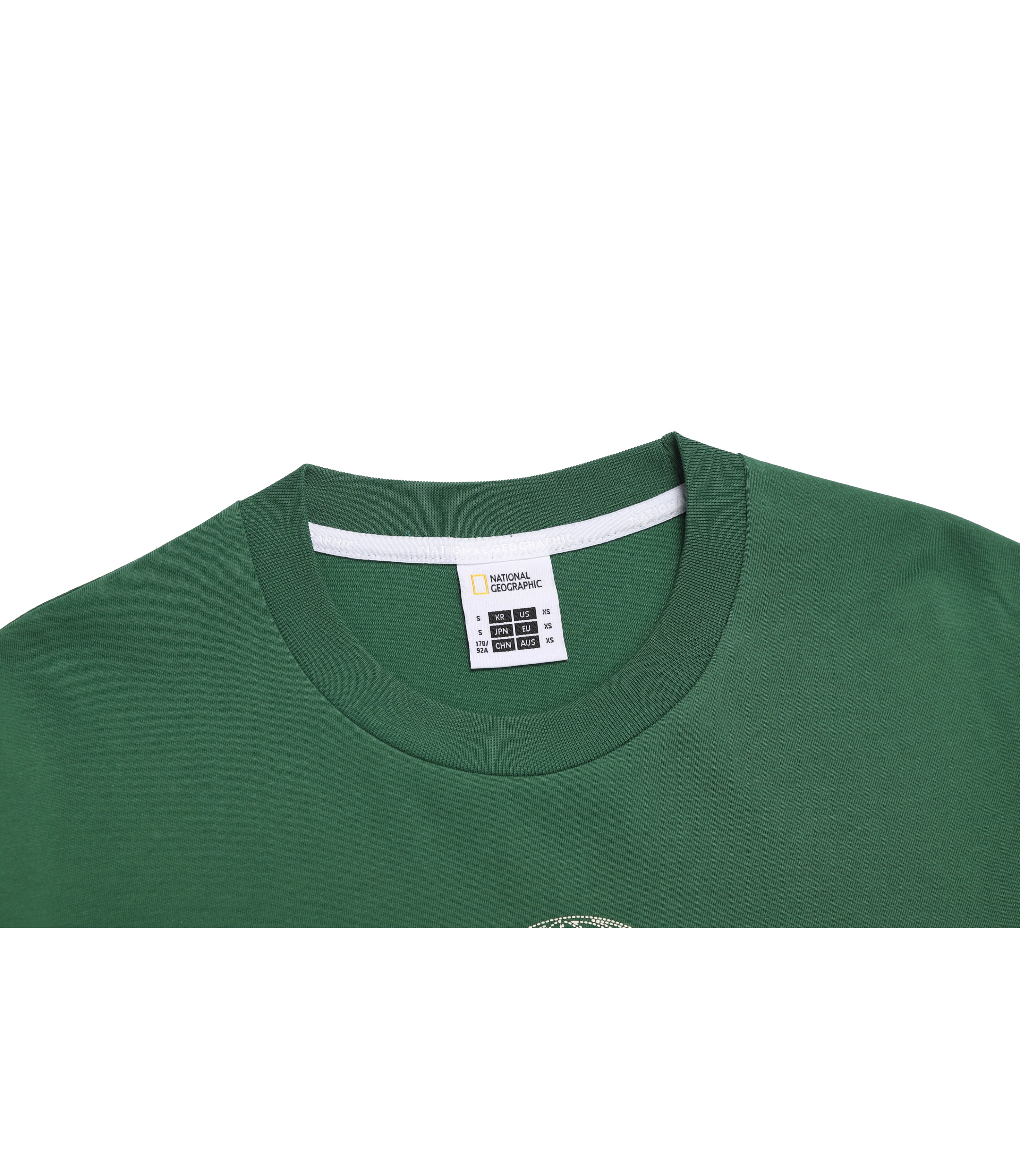 Unisex CASTOR COOLMAX ECO Lettering Graphic Short Sleeve Tee<br>GREEN HILLS