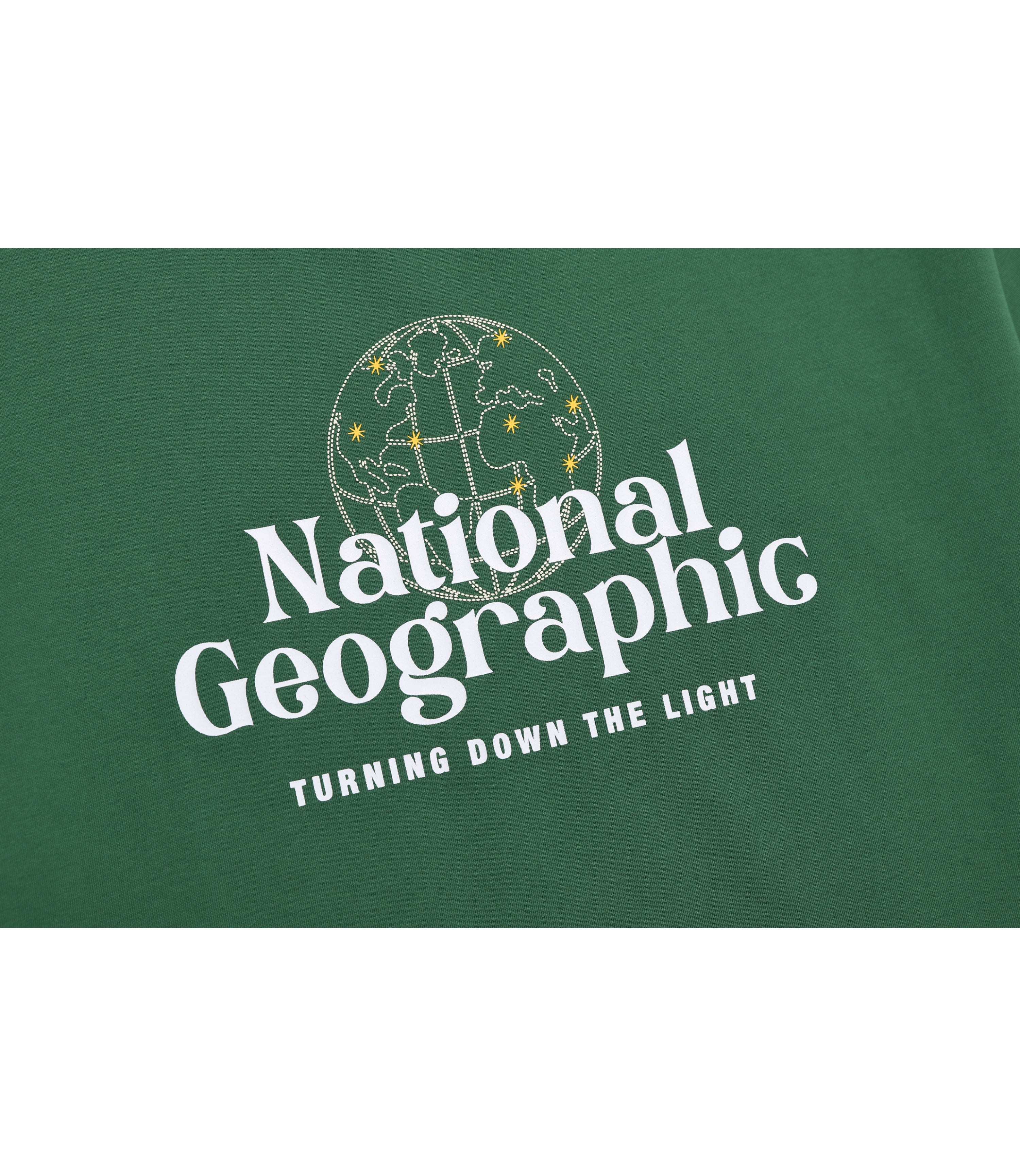 Unisex CASTOR COOLMAX ECO Lettering Graphic Short Sleeve Tee<br>GREEN HILLS