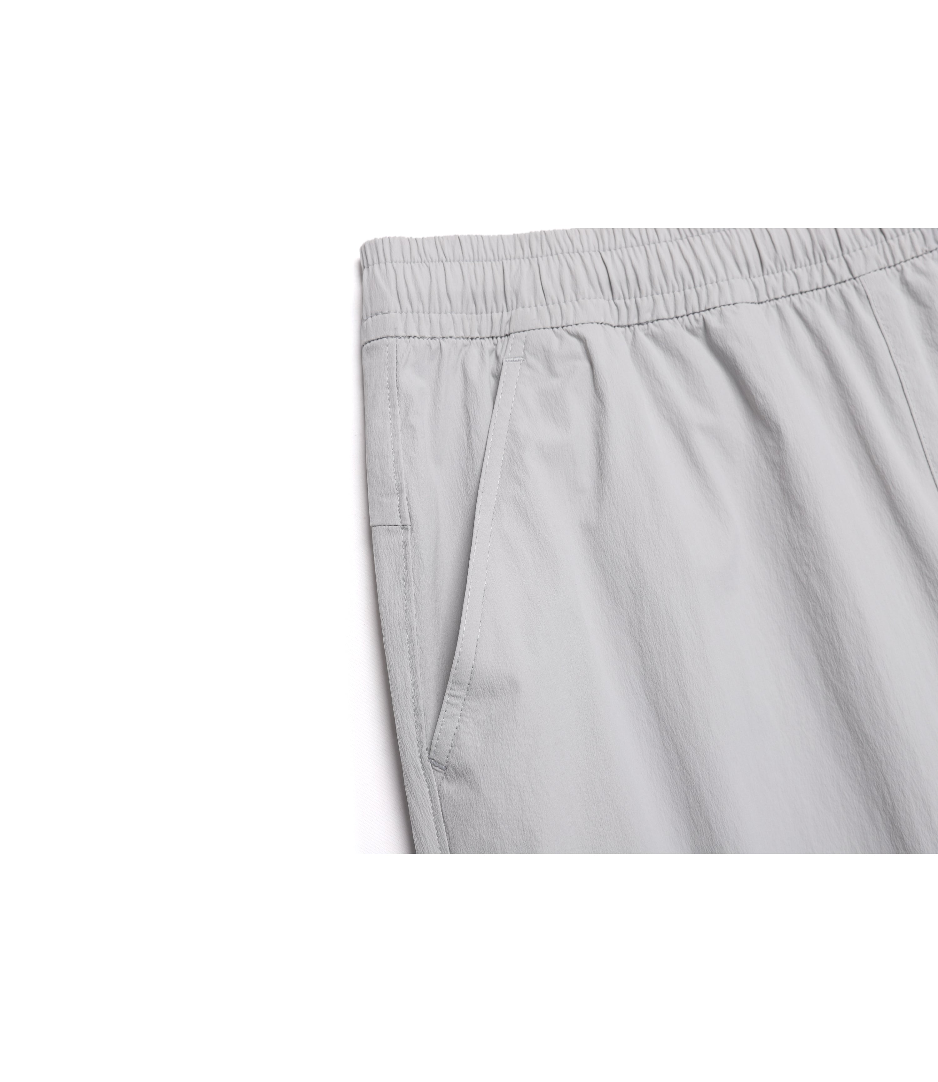 Women's ADELIE Light Woven Stretch Straight Pants<br>SILVER GREY