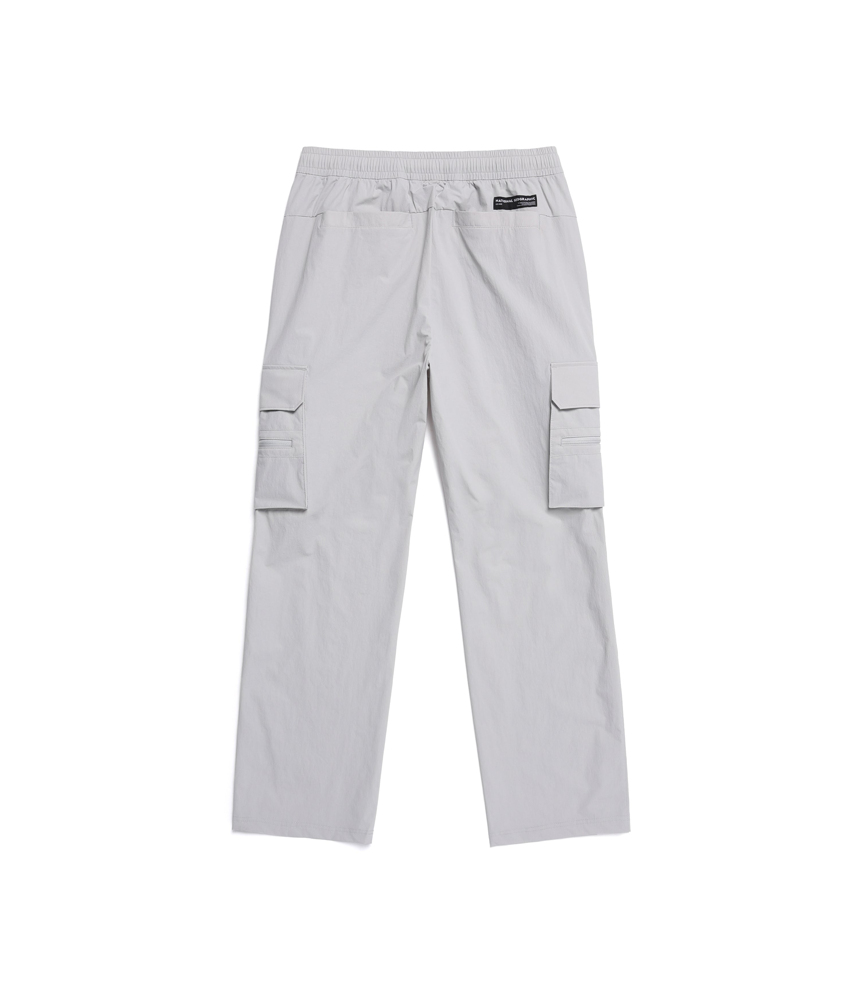 Women's ADELIE Light Woven Stretch Straight Pants<br>SILVER GREY