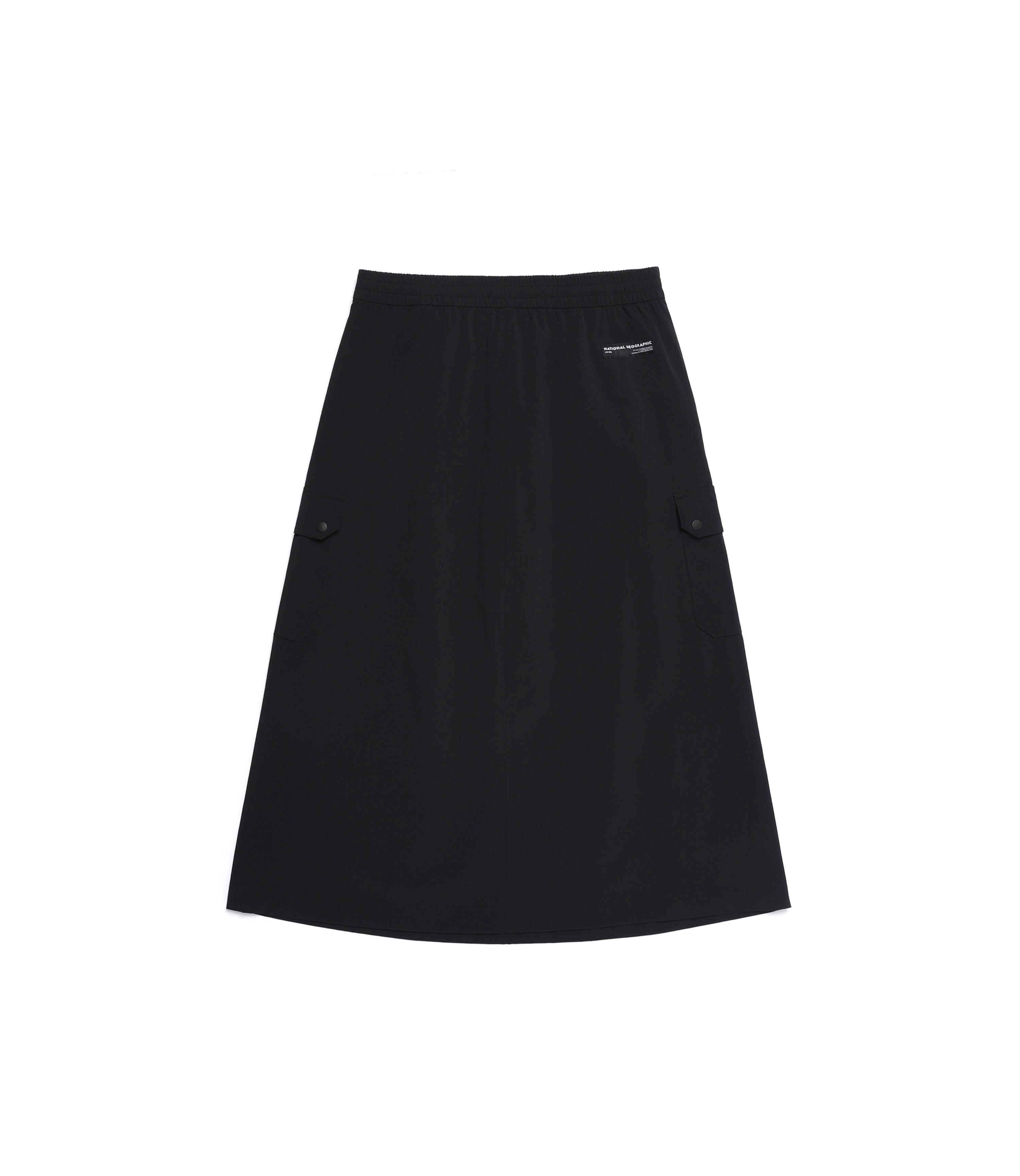 Women's ADELIE Light Woven Stretch Cargo Skirt<br>CARBON BLACK