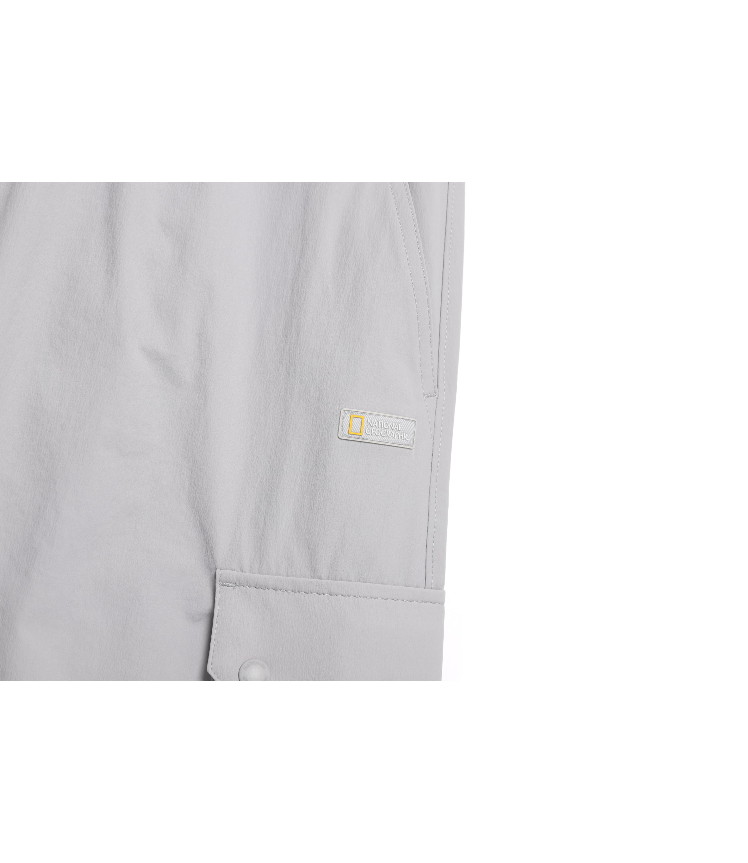 Women's ADELIE Light Woven Stretch Cargo Skirt<br>SILVER GREY