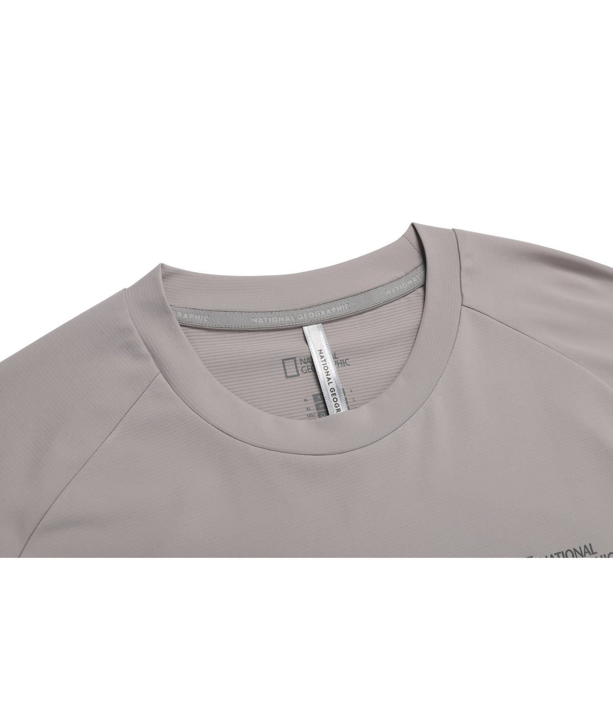 Unisex NATURE Delta Peak Color-Block Basic-Fit Short Sleeve Tee<br>L/GREY