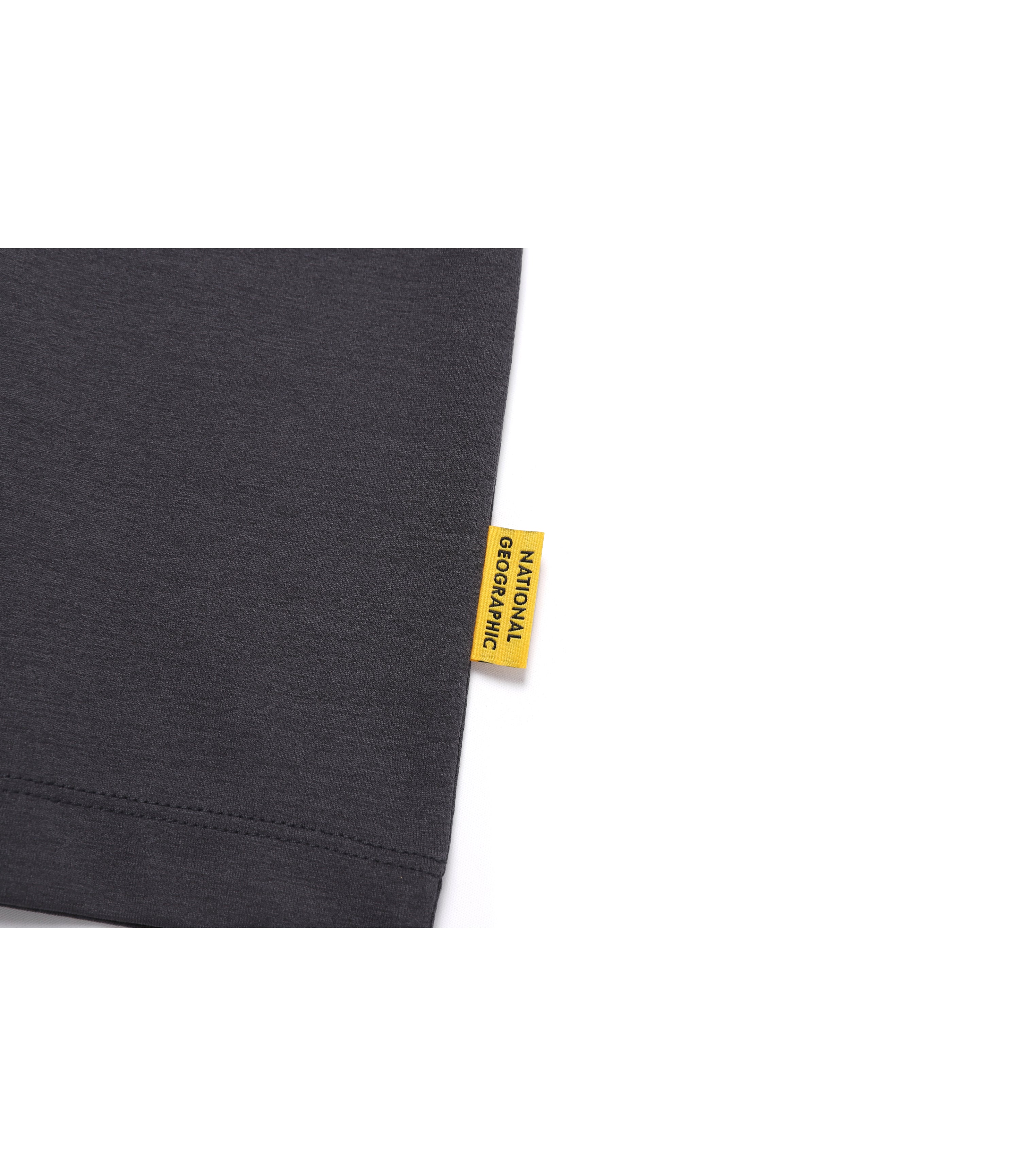 Unisex CROW Coolmax World Map Basic Fit Short Sleeve<br>D/GREY