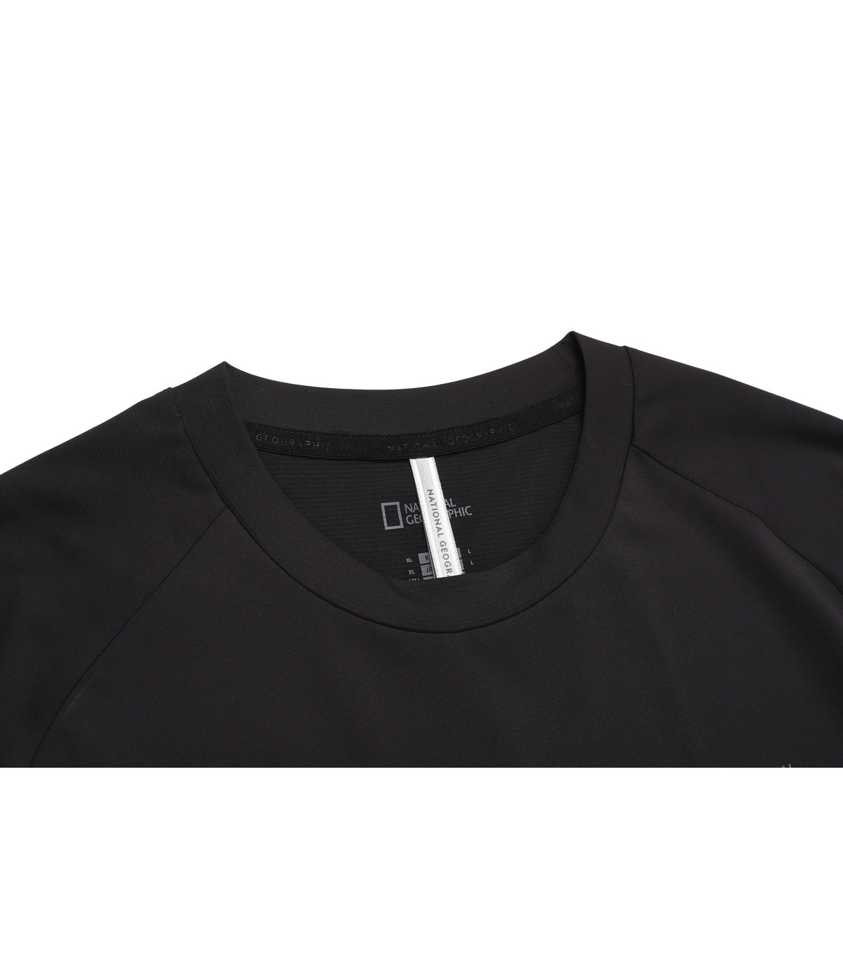 Unisex NATURE Delta Peak Color-Block Basic-Fit Short Sleeve Tee<br>BLACK