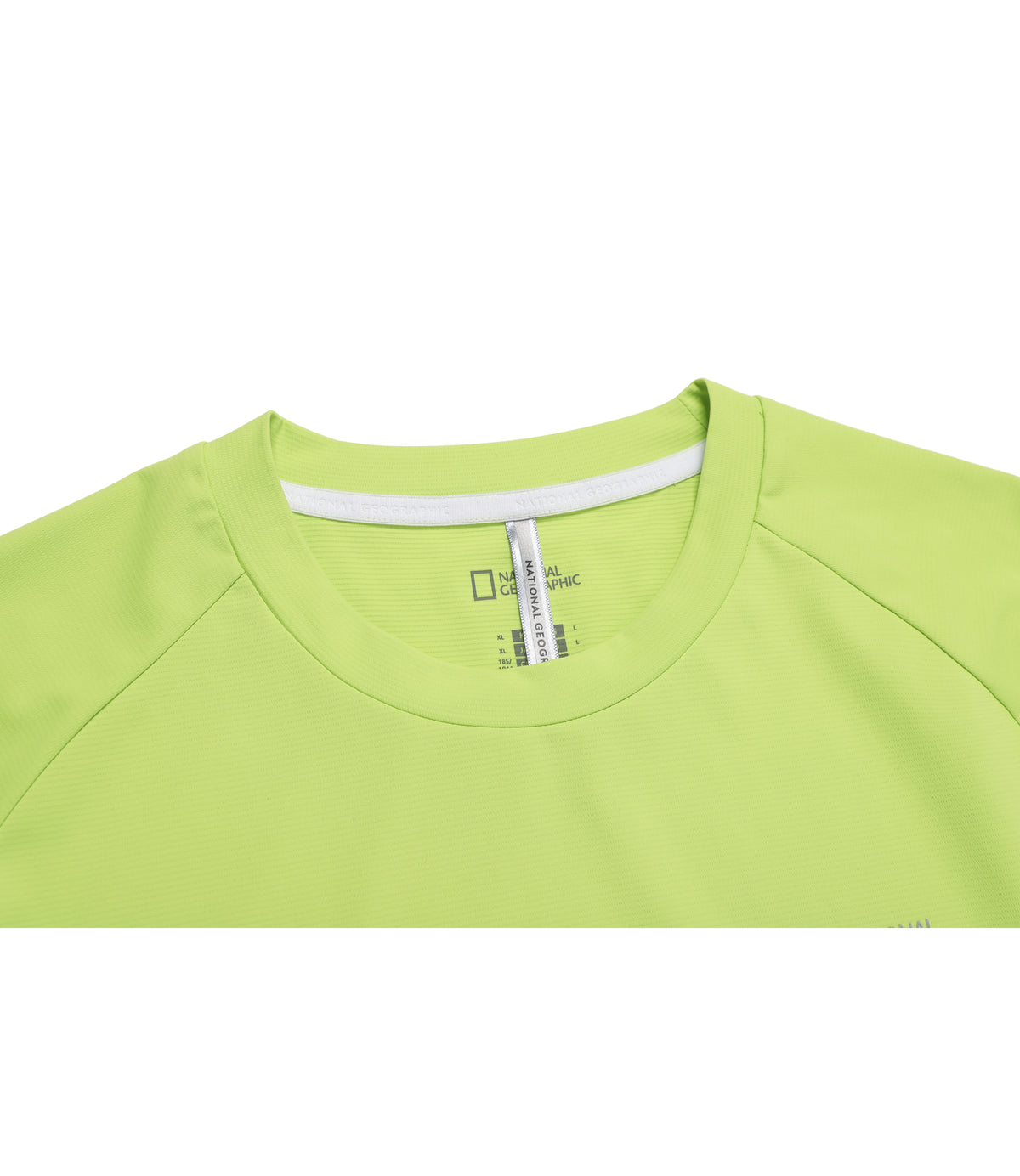 Unisex NATURE Delta Peak Color-Block Basic-Fit Short Sleeve Tee<br>GREEN GLOW