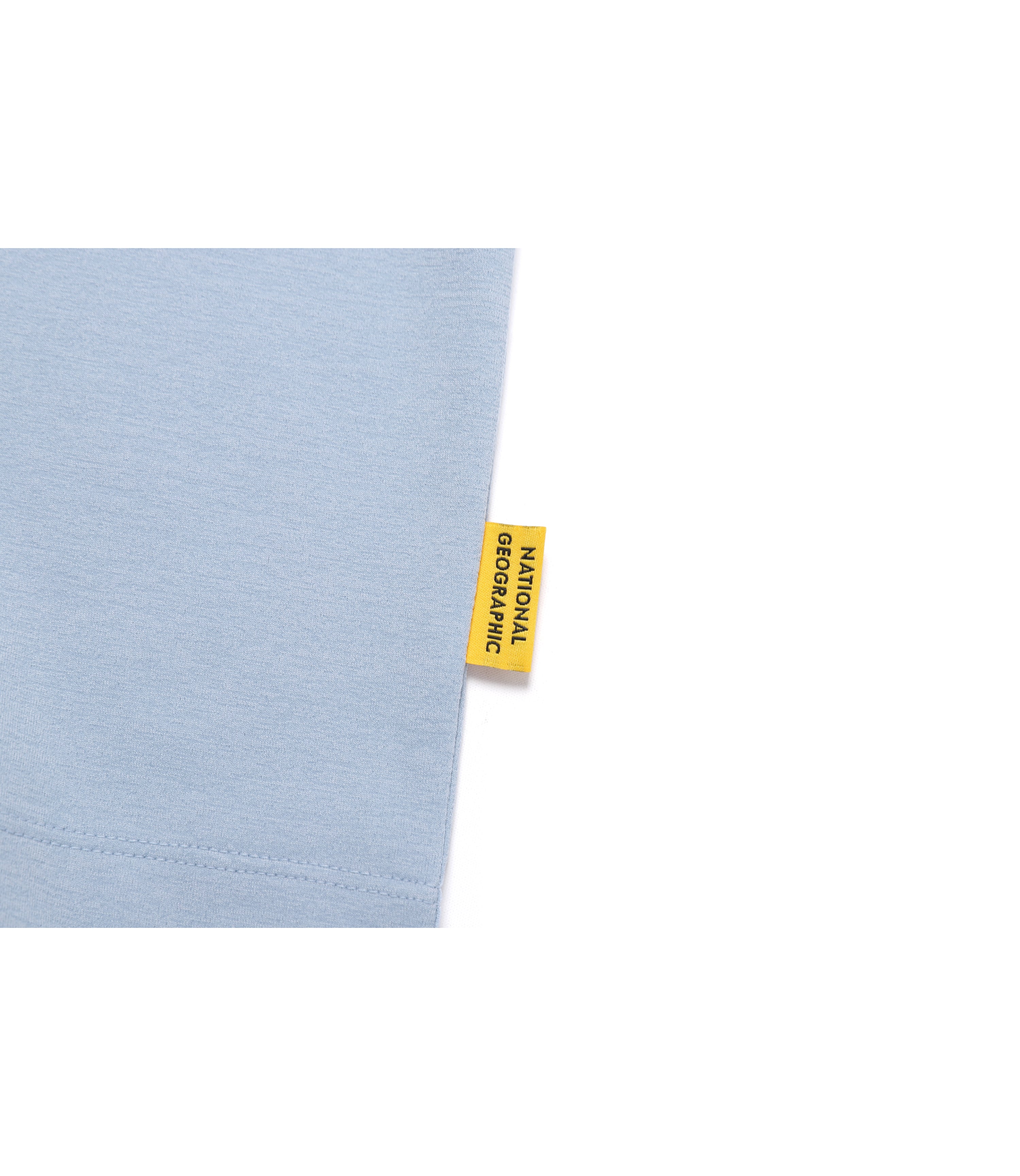 Unisex CROW Coolmax World Map Basic Fit Short Sleeve<br>STONE BLUE