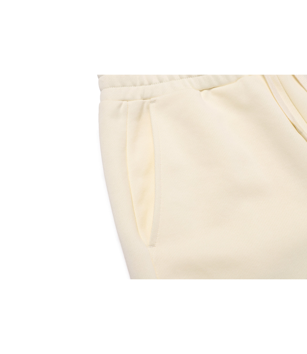 Women's Basic-Fit Straight Sweatpants<br>IVORY