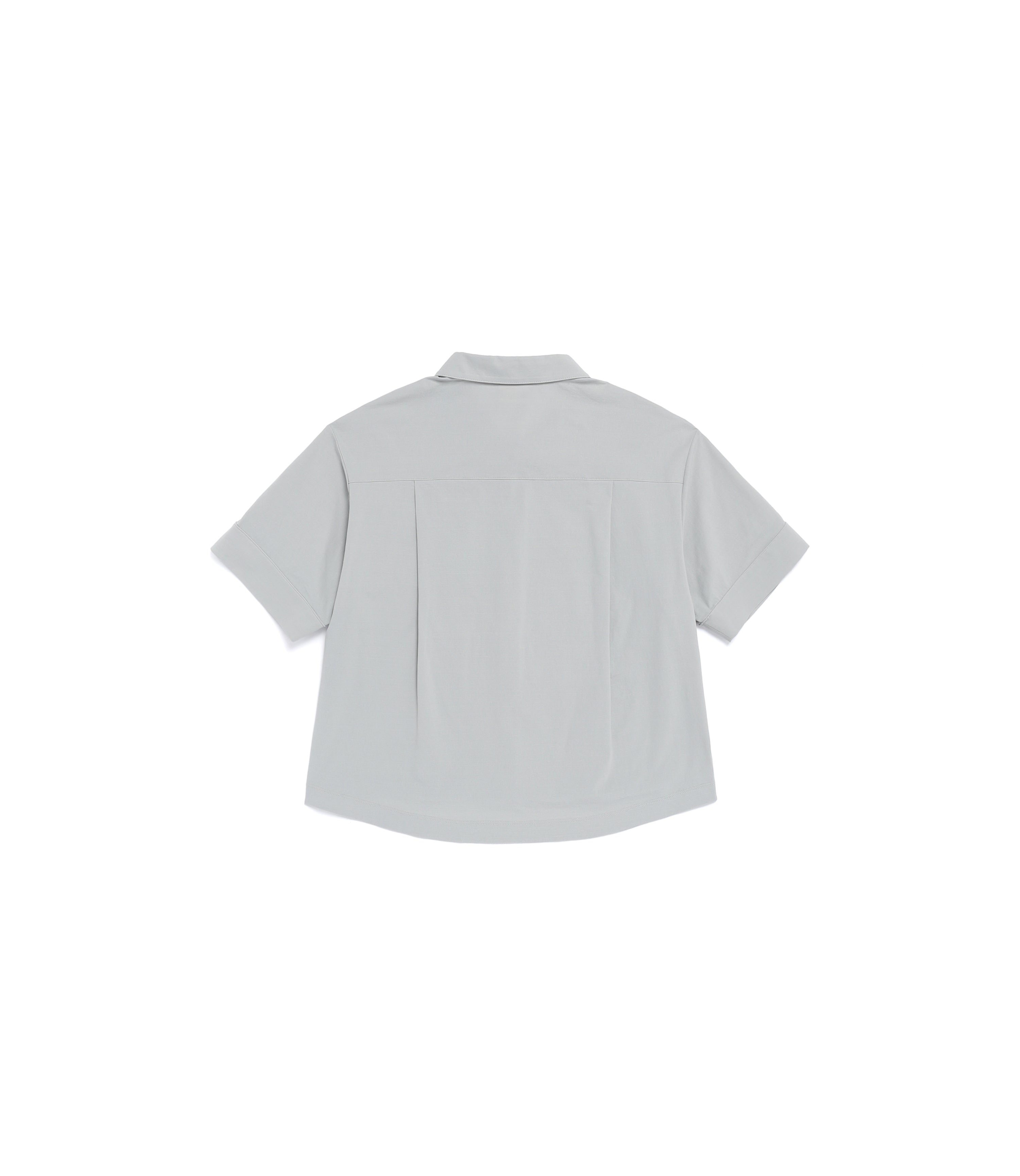 Women's Frozen Air Semi-Overfit Short Sleeve Shirt<br>LIGHT KHAKI