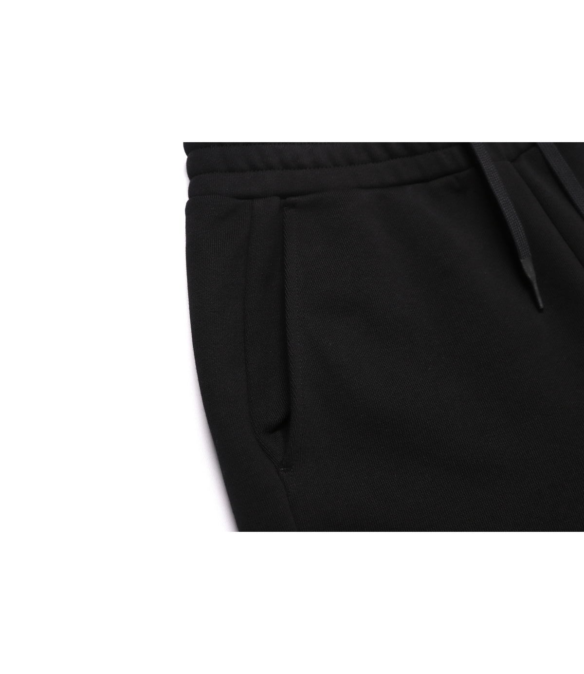 Women's Basic-Fit Straight Sweatpants<br>BLACK