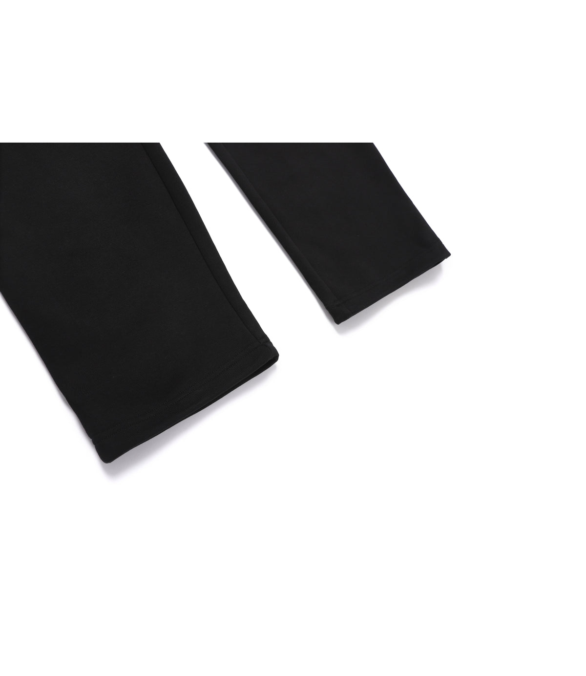 Women's Basic-Fit Straight Sweatpants<br>BLACK