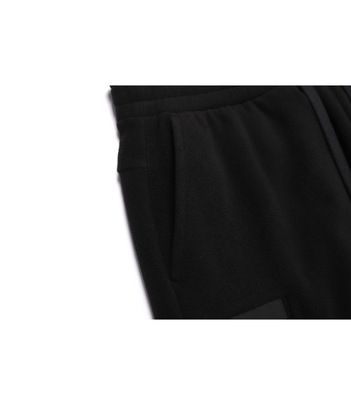 Unisex Siro Fleece Relaxed- Fit Cargo Jogger Pants<br>BLACK