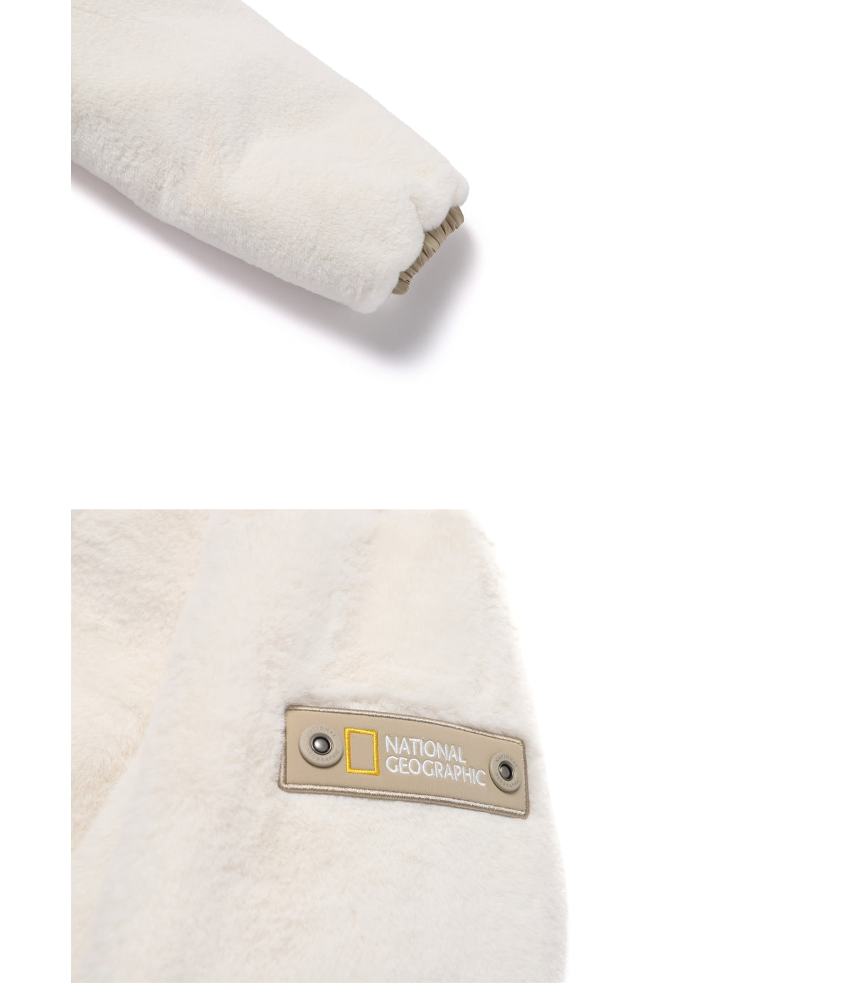 Women's Fur Reversible Duck Down Jacket<br>IVORY