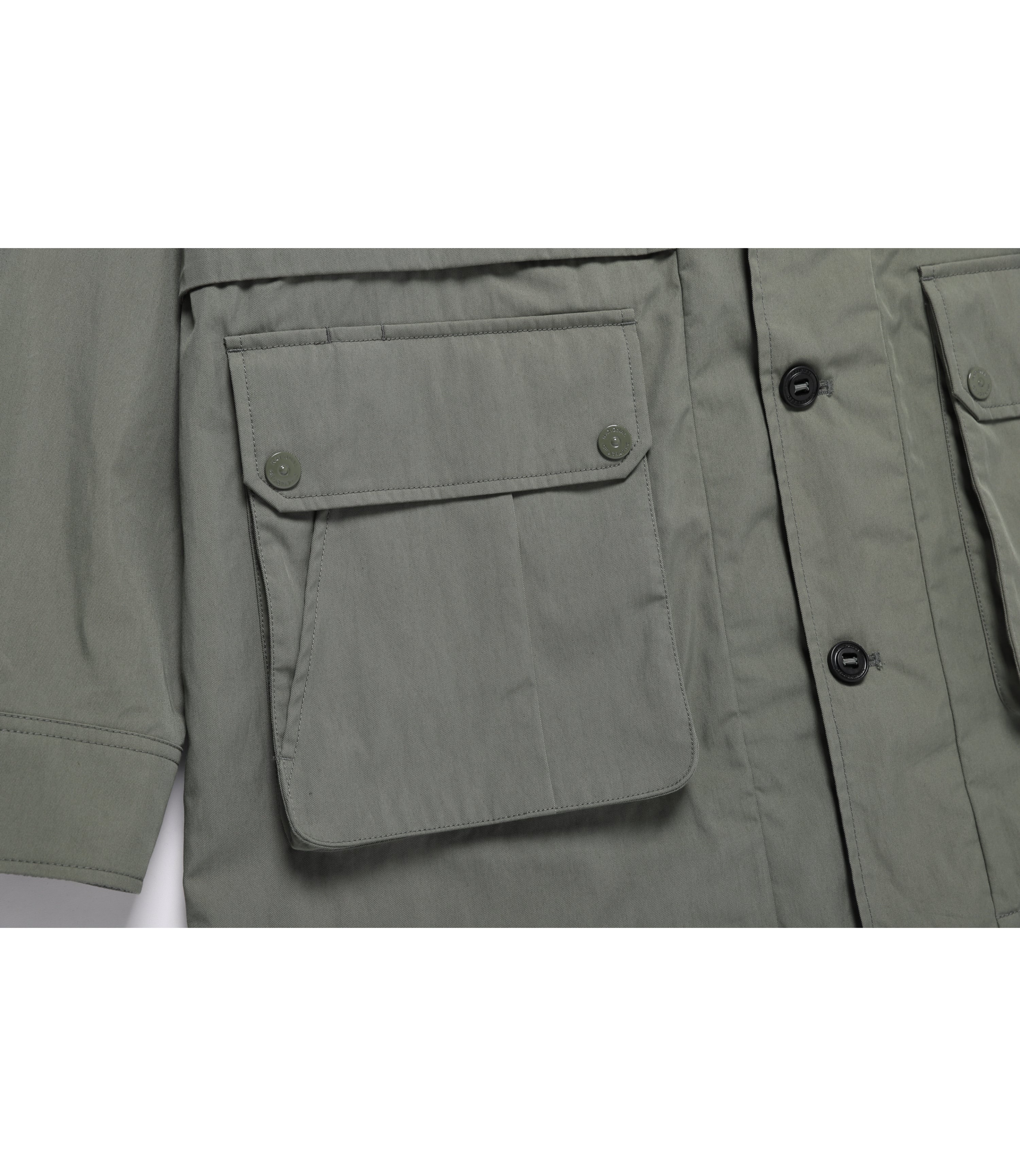 Men's NRN Out Pocket Hoodie Colorblock Jumper<br>KHAKI